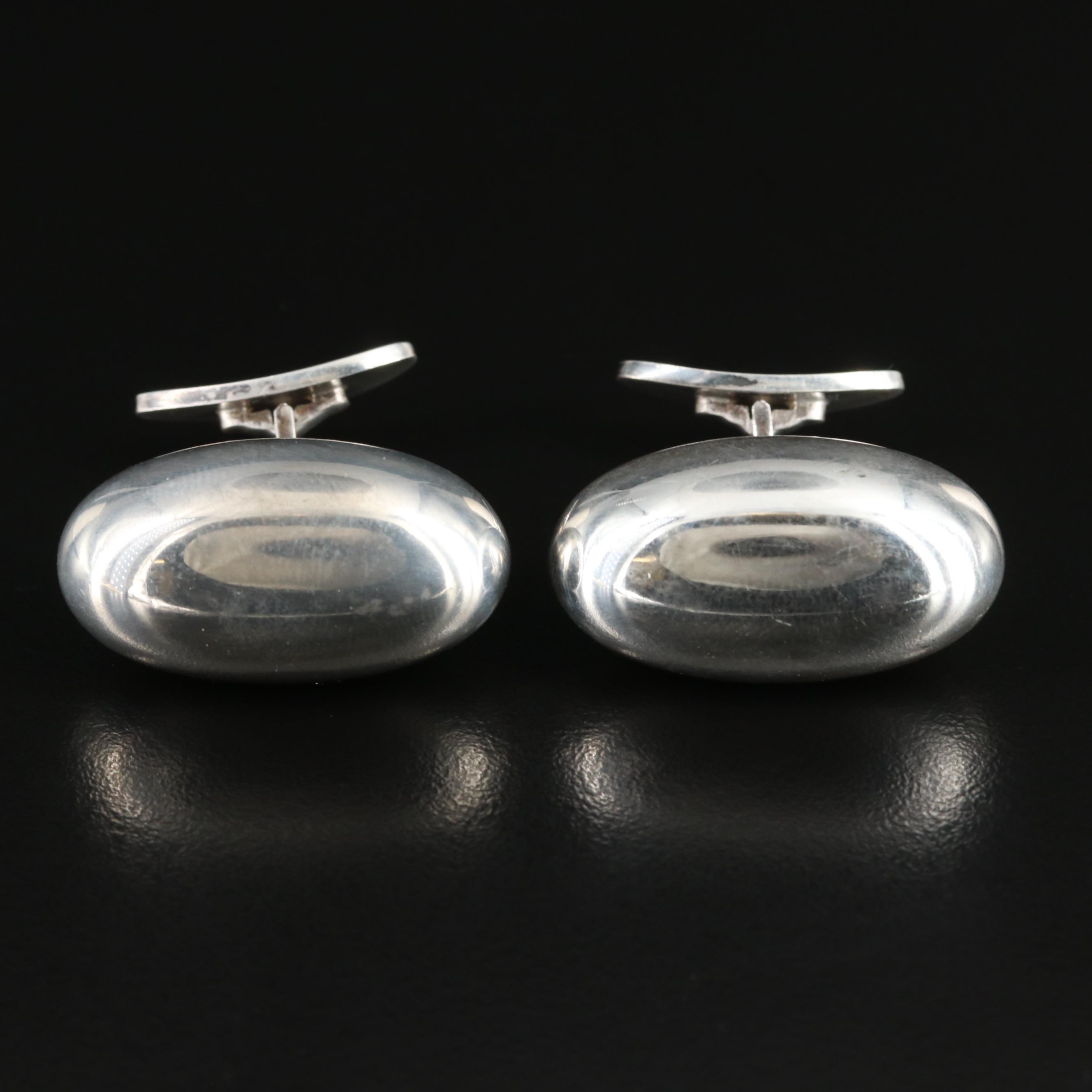 Vivianna Torun for Georg Jensen Sterling Cufflinks No. 121