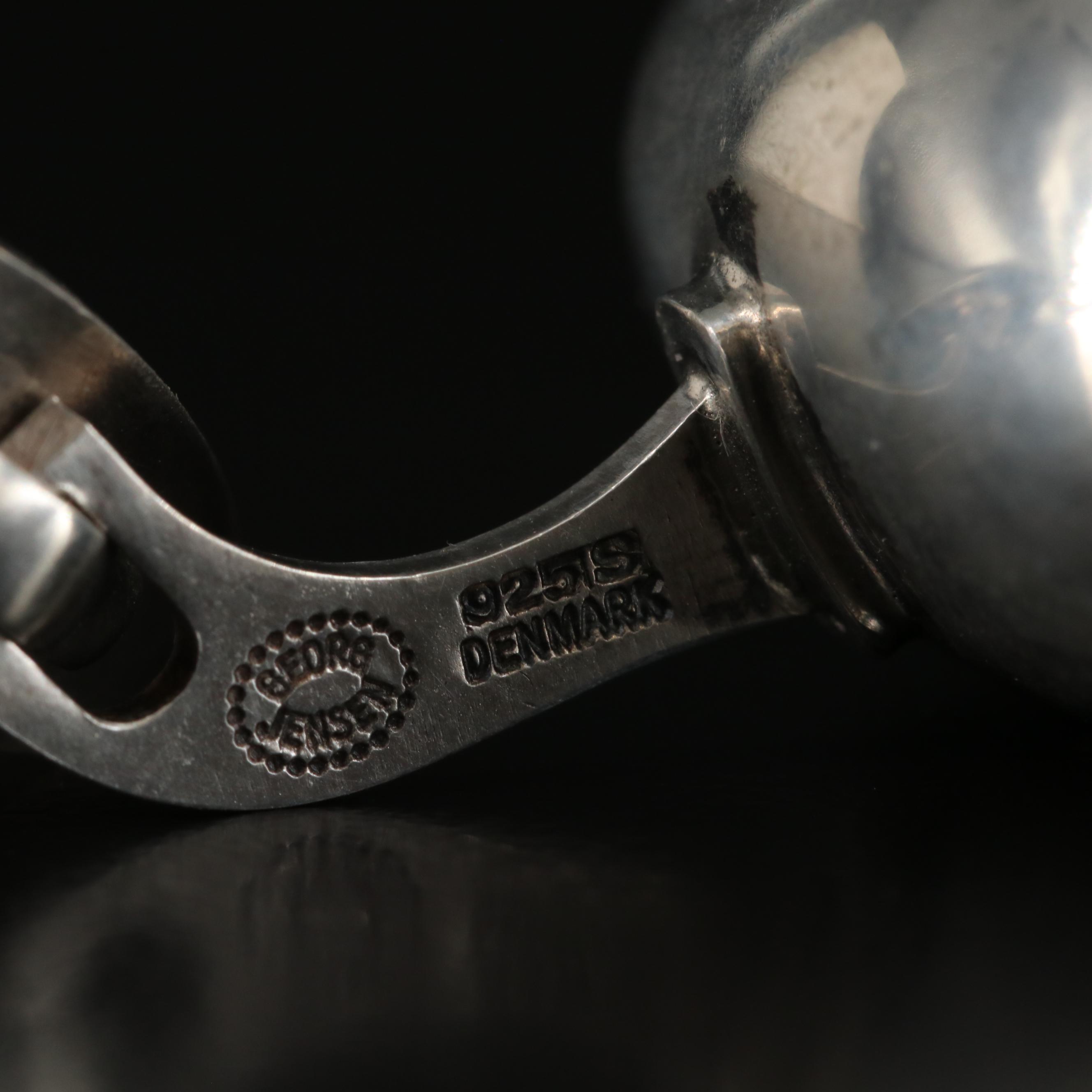 Vivianna Torun for Georg Jensen Sterling Cufflinks No. 121