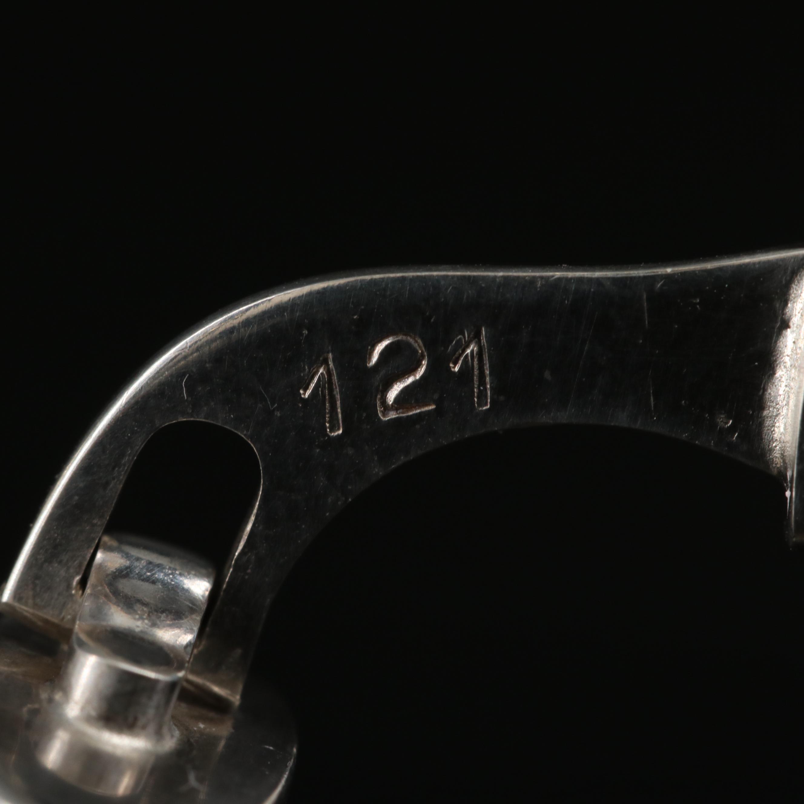 Vivianna Torun for Georg Jensen Sterling Cufflinks No. 121