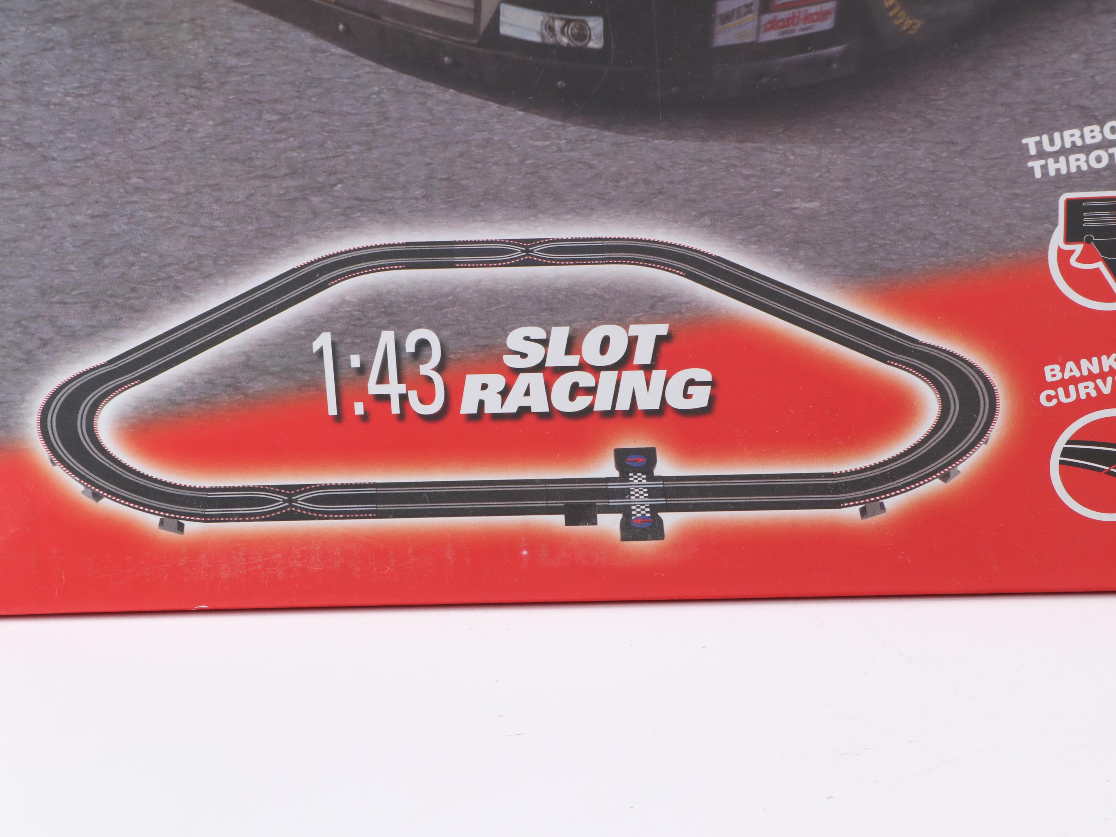 SCX Compact NASCAR Tri-Oval Superspeedway Slot Car Set