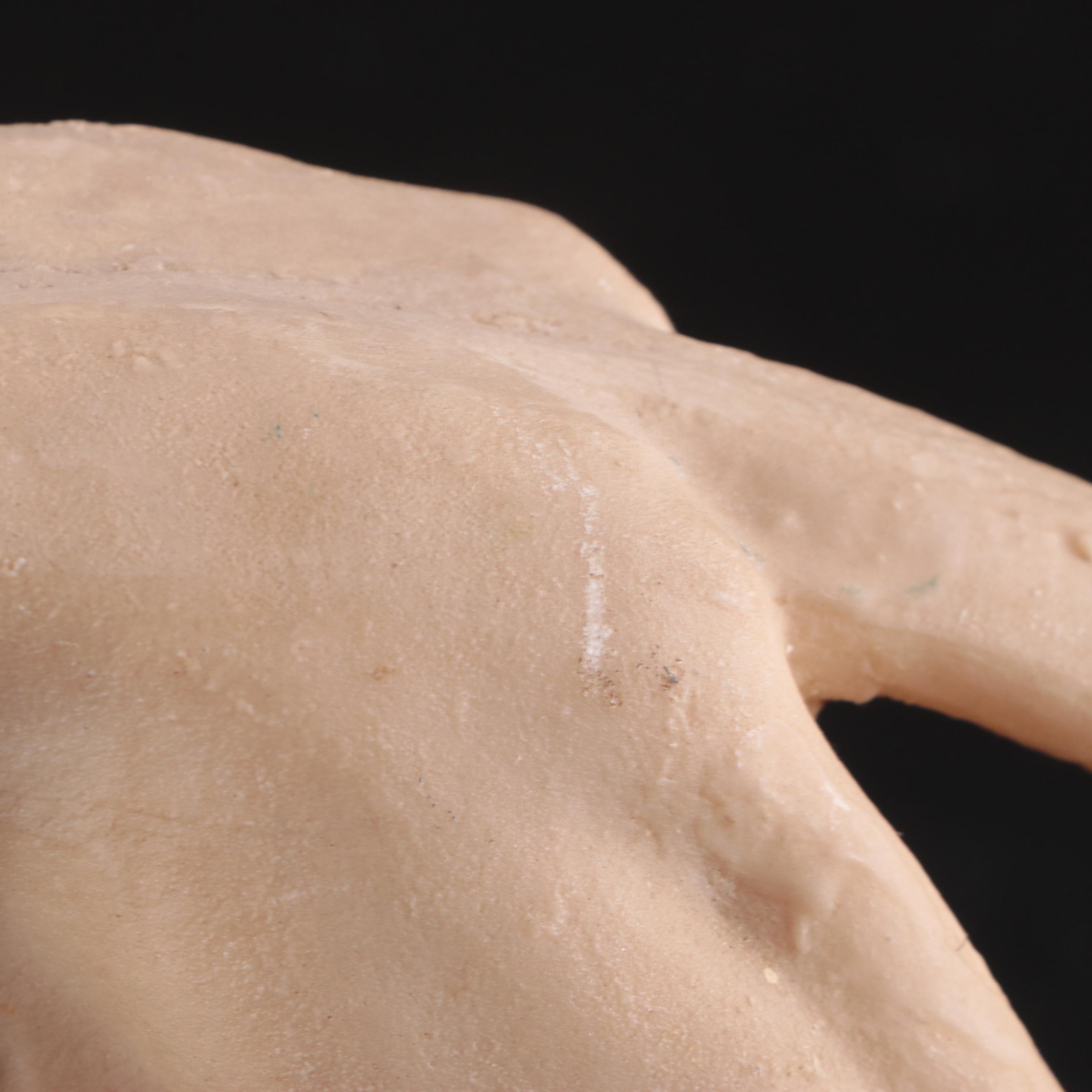 Art Deco Style Resin Tiger Figurine, Early to Mid 20th Century