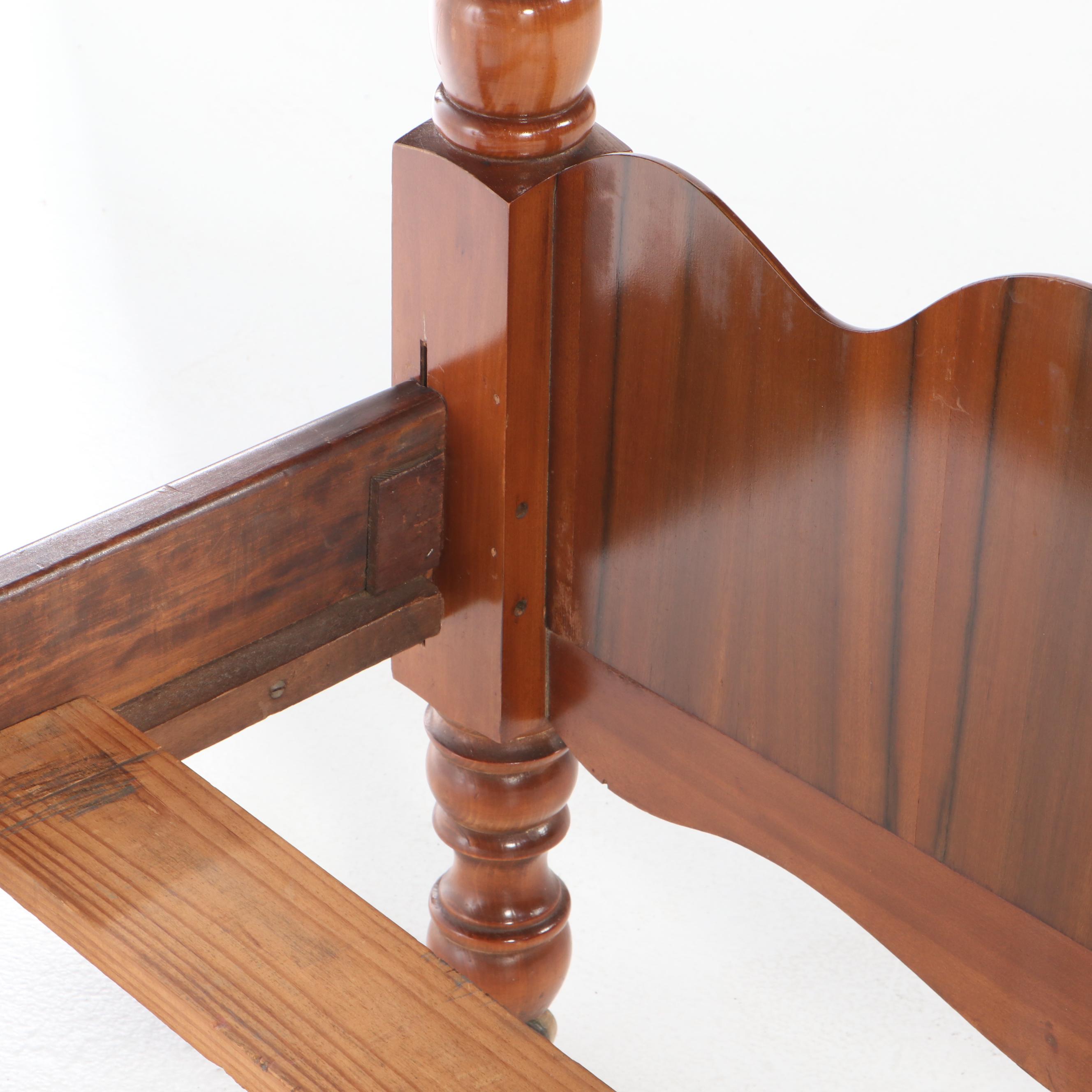 Jacobean Revival VeneerDecorated Full Bed Frame EBTH