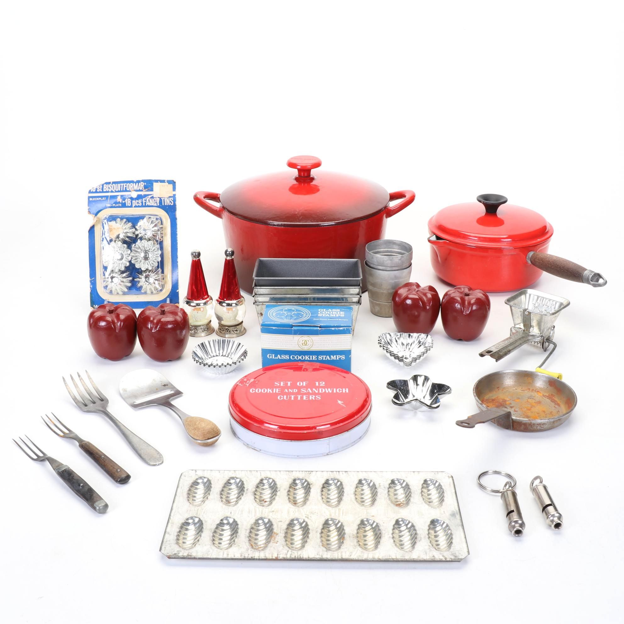 David Burke Enamel Cast Iron Dutch Oven with Other Bakeware and Kitchenware