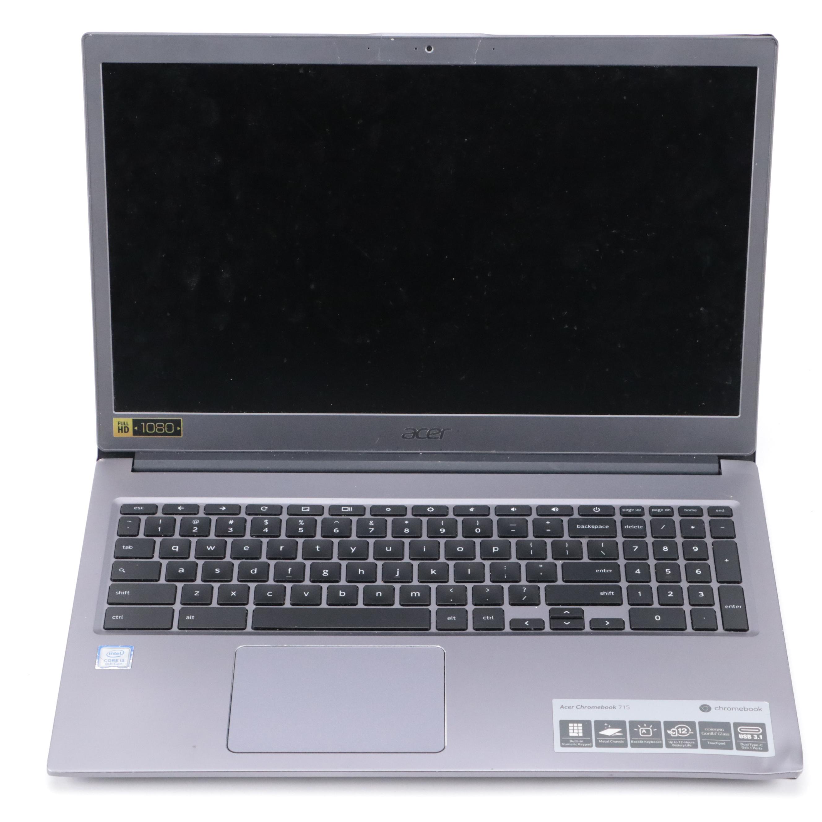 Acer 715 CB715-1W-P826 Steel Grey Chromebook