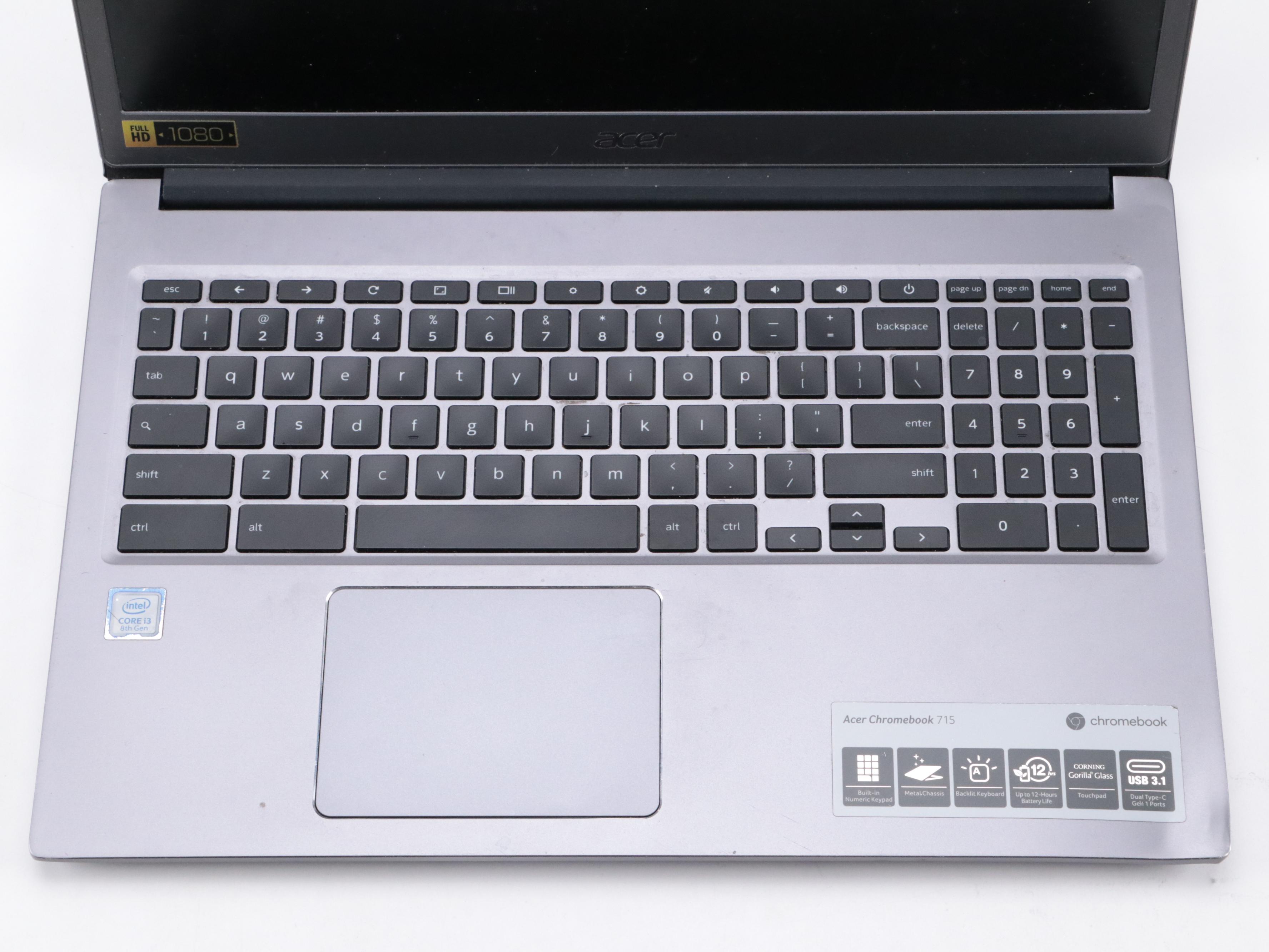 Acer 715 CB715-1W-P826 Steel Grey Chromebook