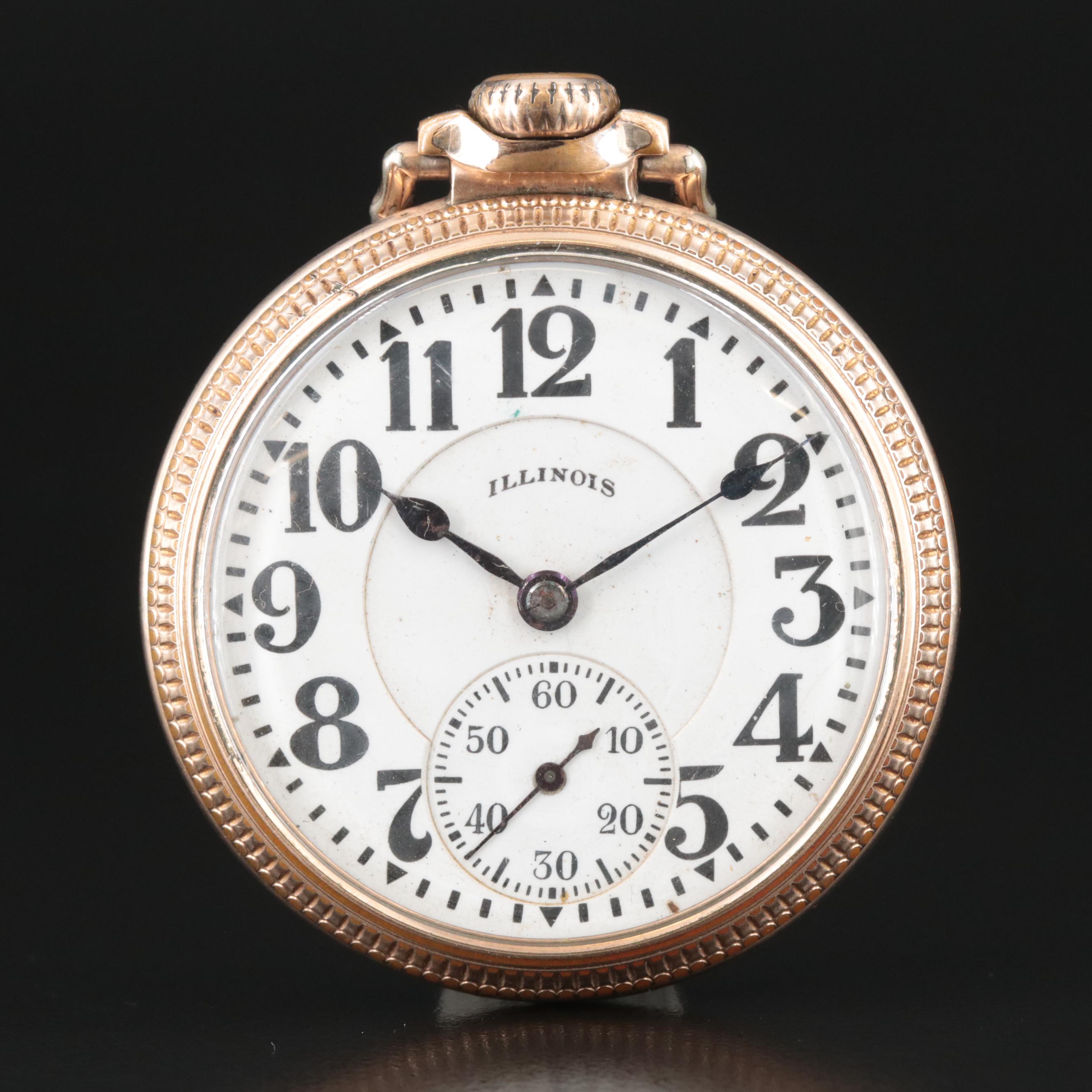 1928 Illinois Railroad-Grade Pocket Watch