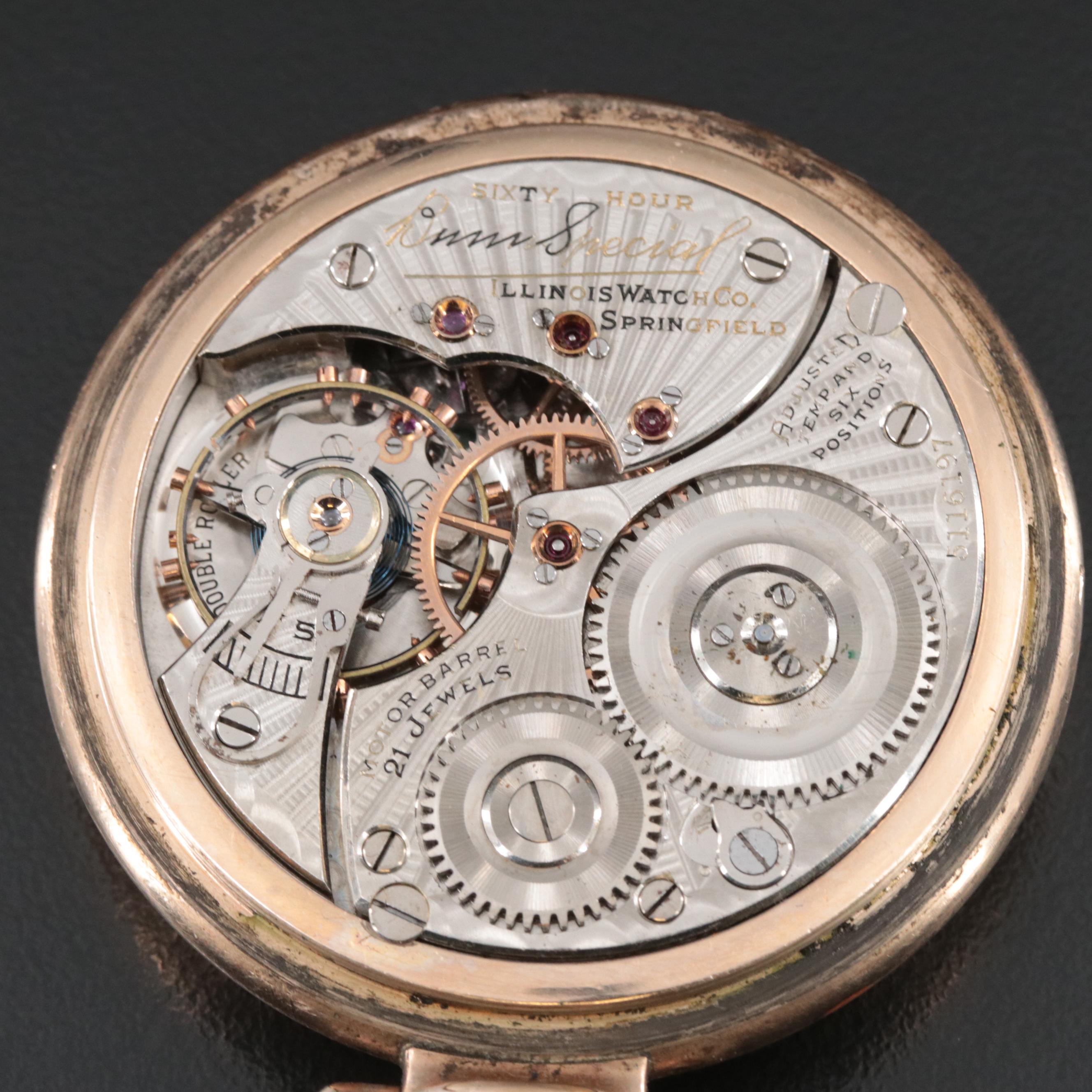 1928 Illinois Railroad-Grade Pocket Watch