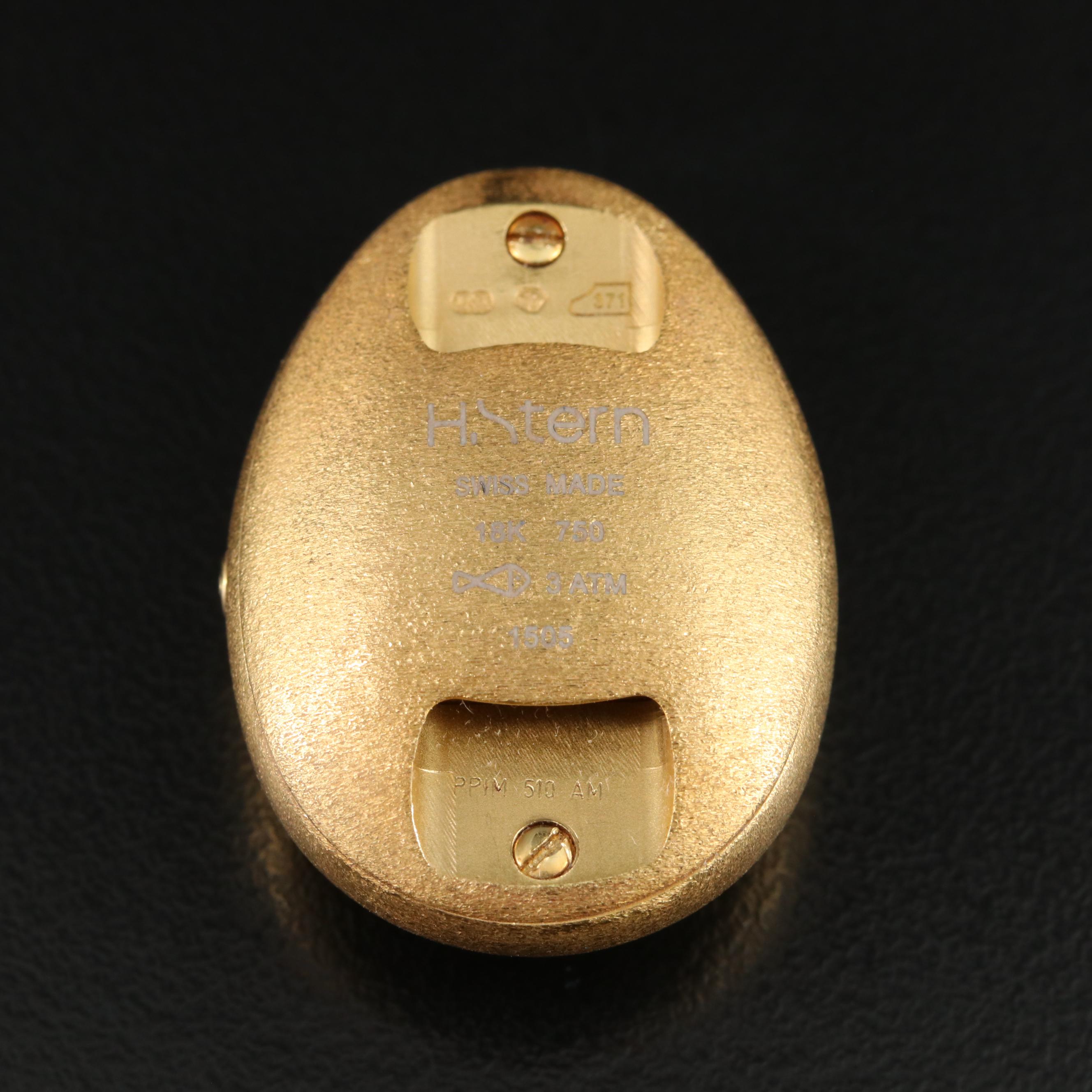 18K Diamond Dial H. Stern "Golden Stones" Swiss Watch