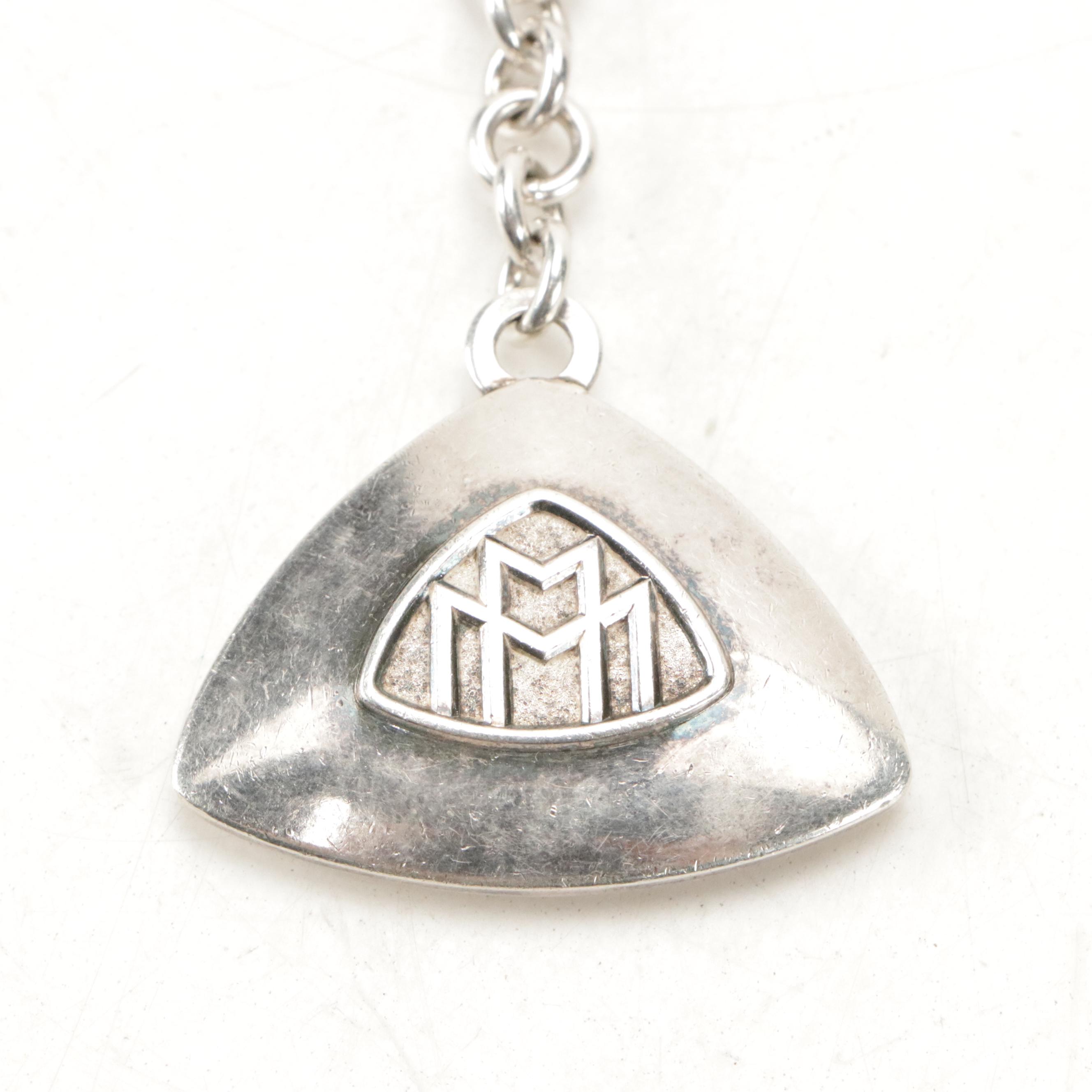 Cartier "Diabolo de Cartier" Resin Rollerball Pen with Sterling Silver Key Chain