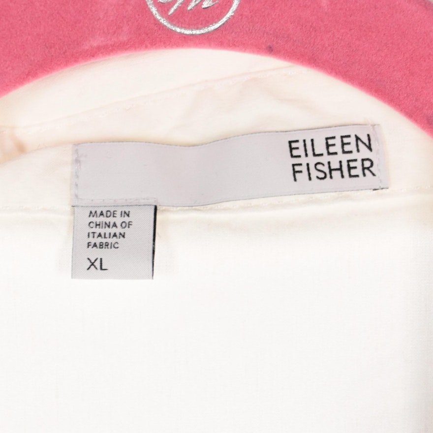 Eileen Fisher Black Linen Pantsuit, Sleeveless Tops and St. John Short ...