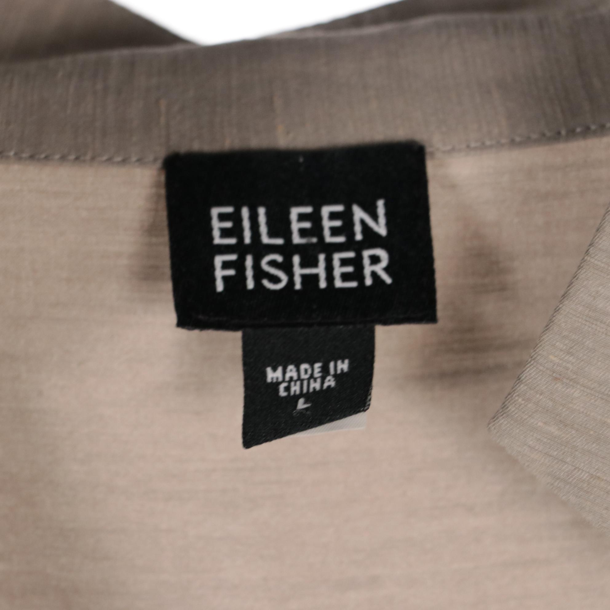 Eileen Fisher Linen Open Front/Button-Up Tops, Cotton Tank, Short Sleeve & More