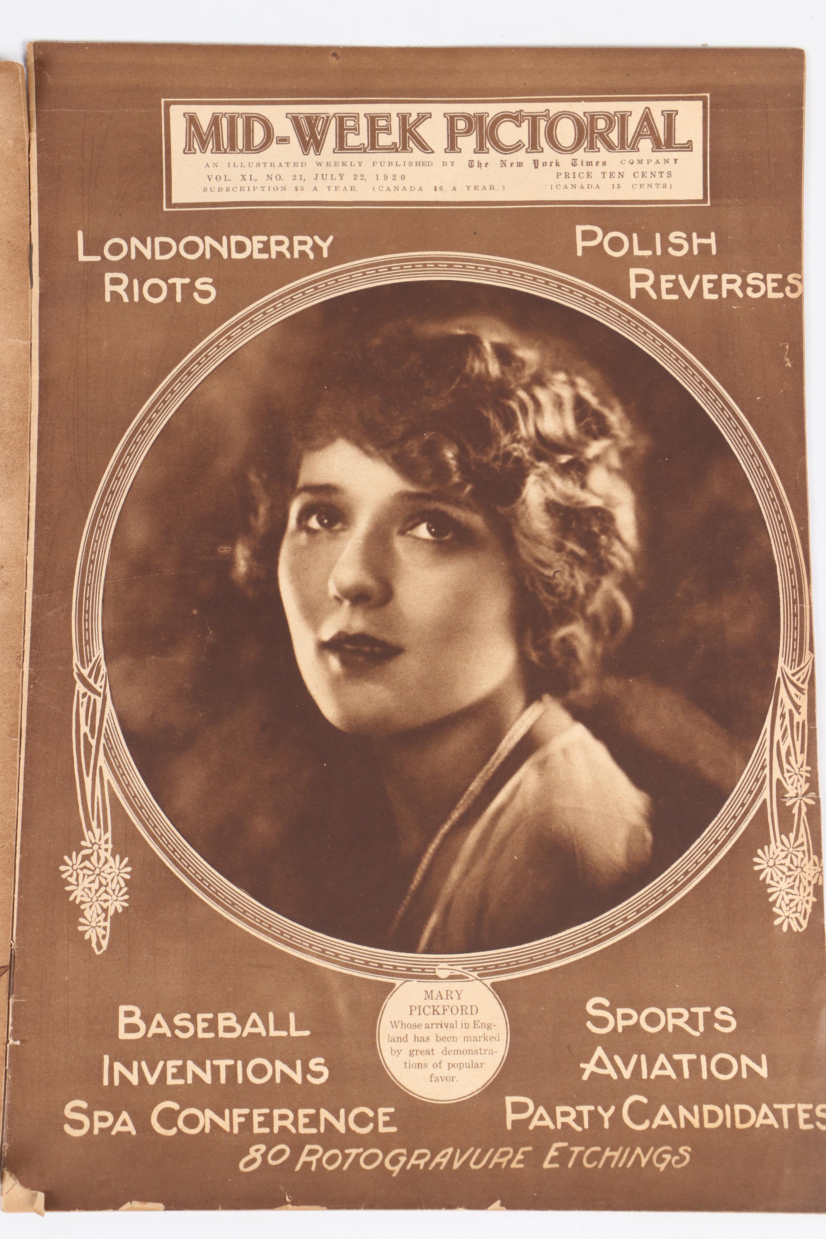 "Mid-Week Pictorial" and Other Newspapers, Early to Mid-20th Century