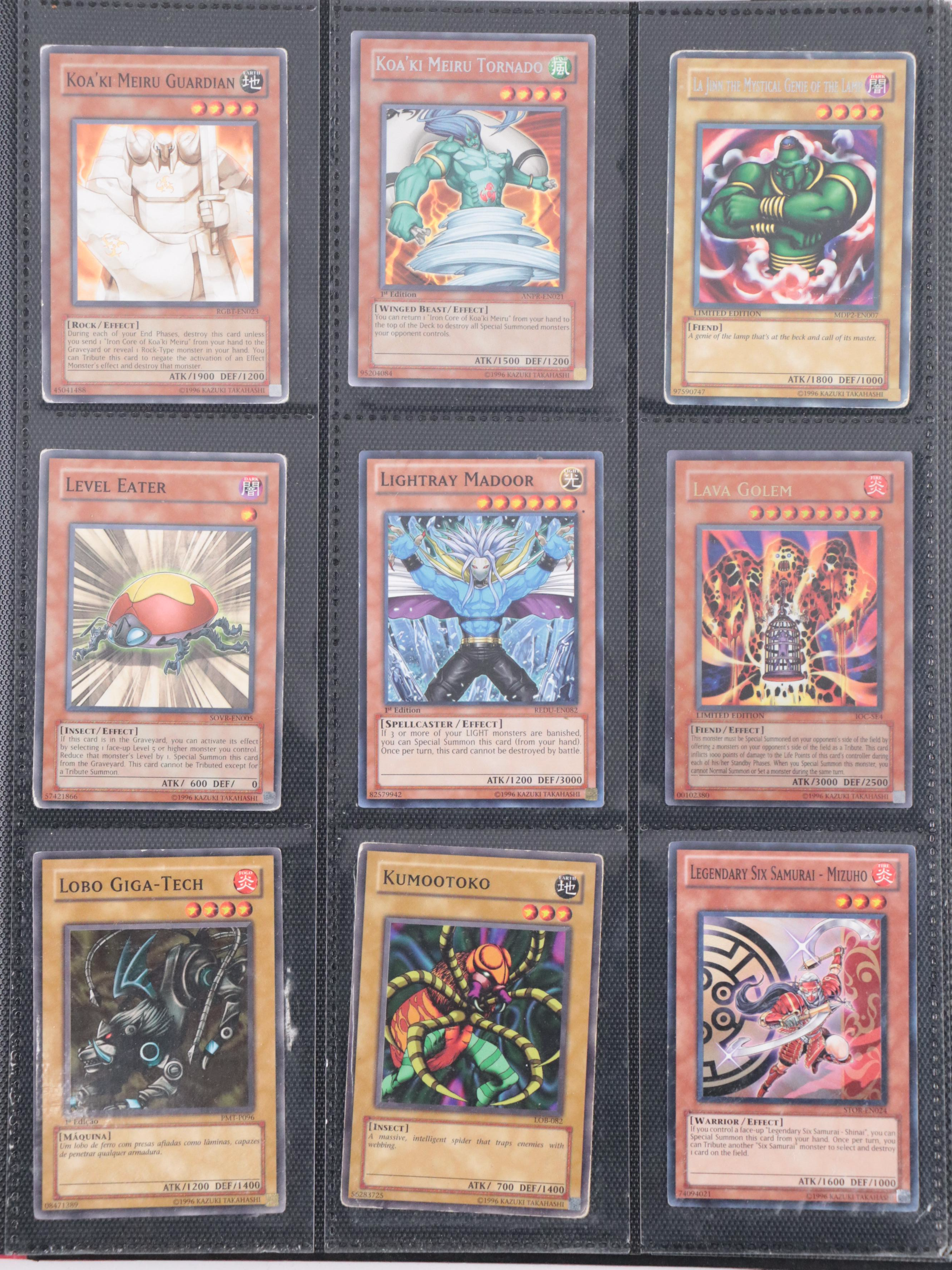 Yu-Gi-Oh! Card Collection Featuring Blue Eyes White Dragon and More, 2000s