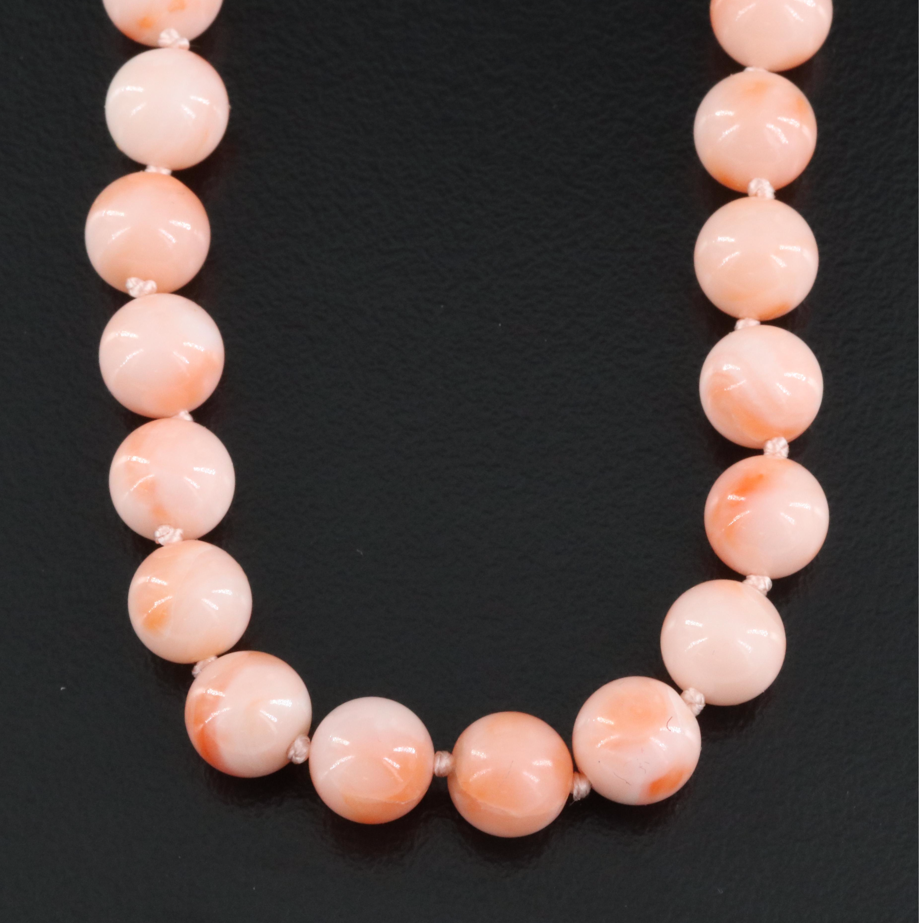 Angel Skin Coral Necklace