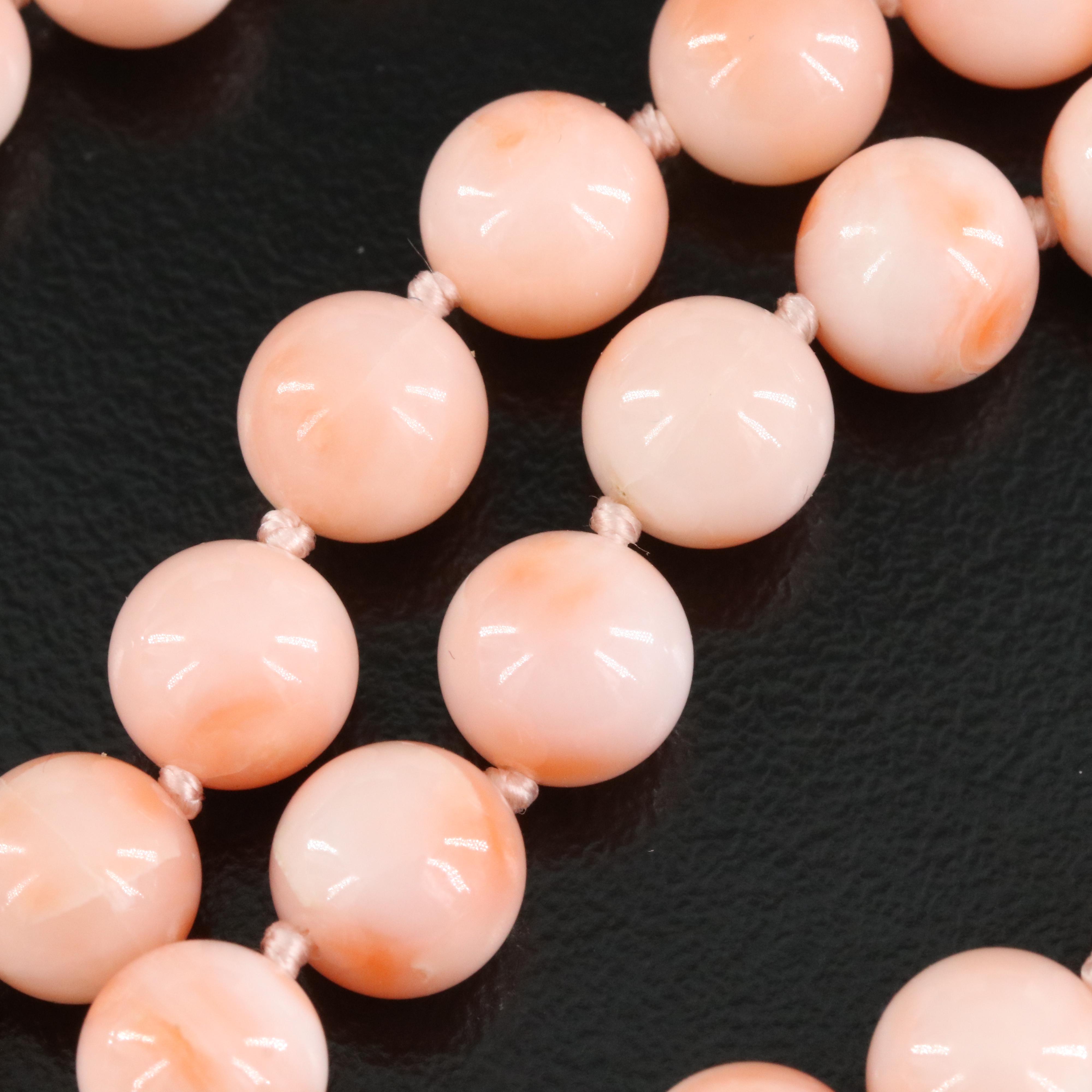 Angel Skin Coral Necklace