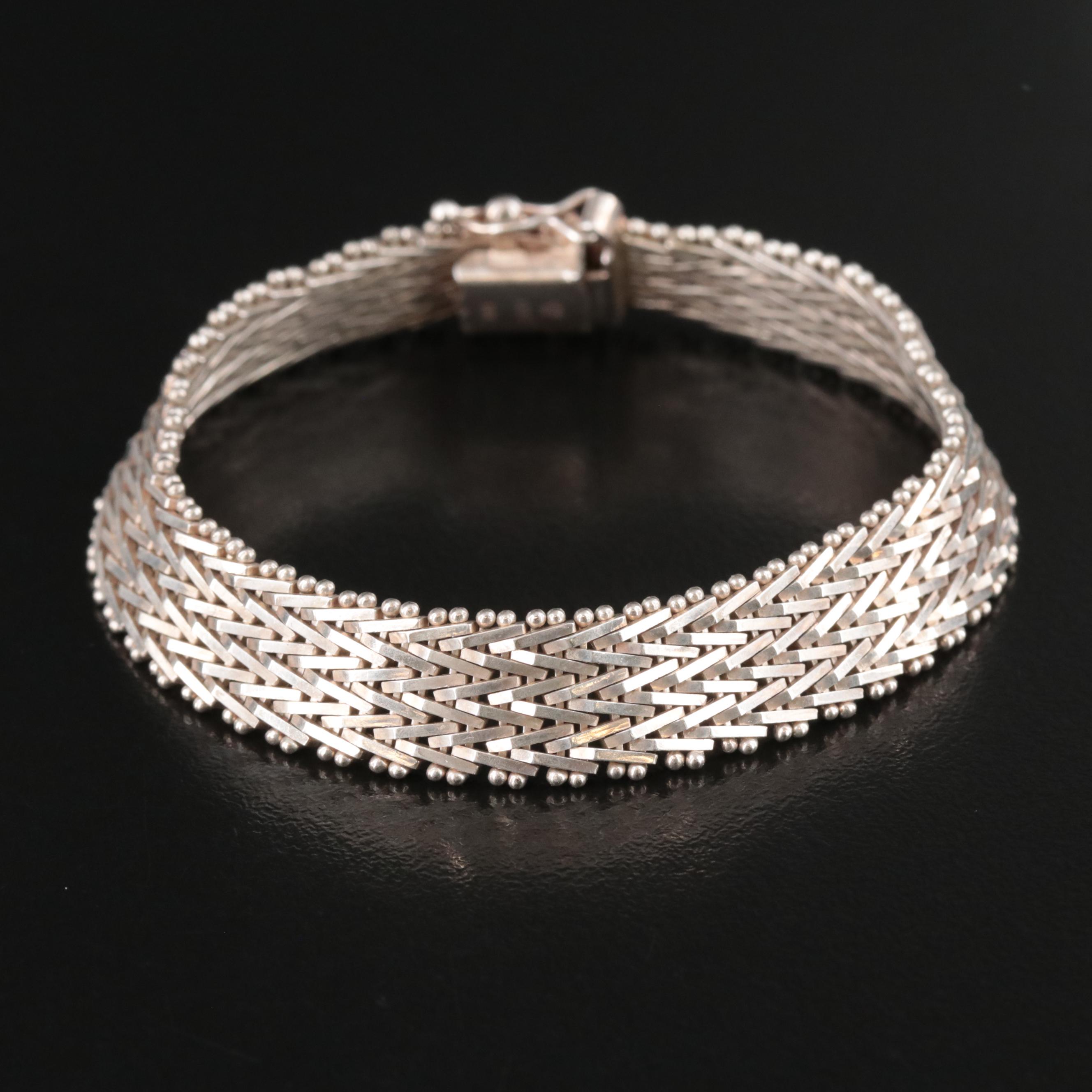 Italian Sterling Riccio Chain Bracelet