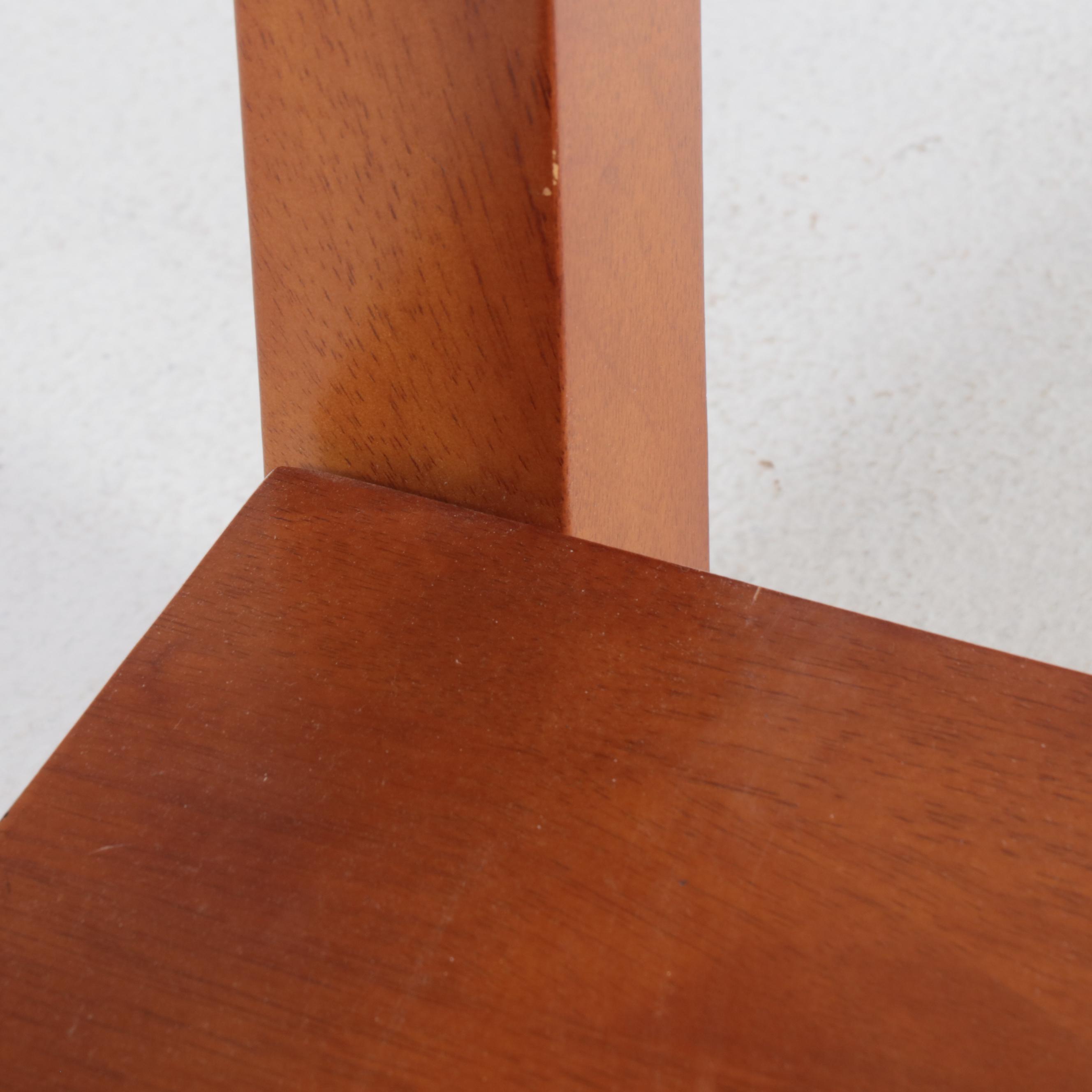 Contemporary Wooden Two-Tier Console Table