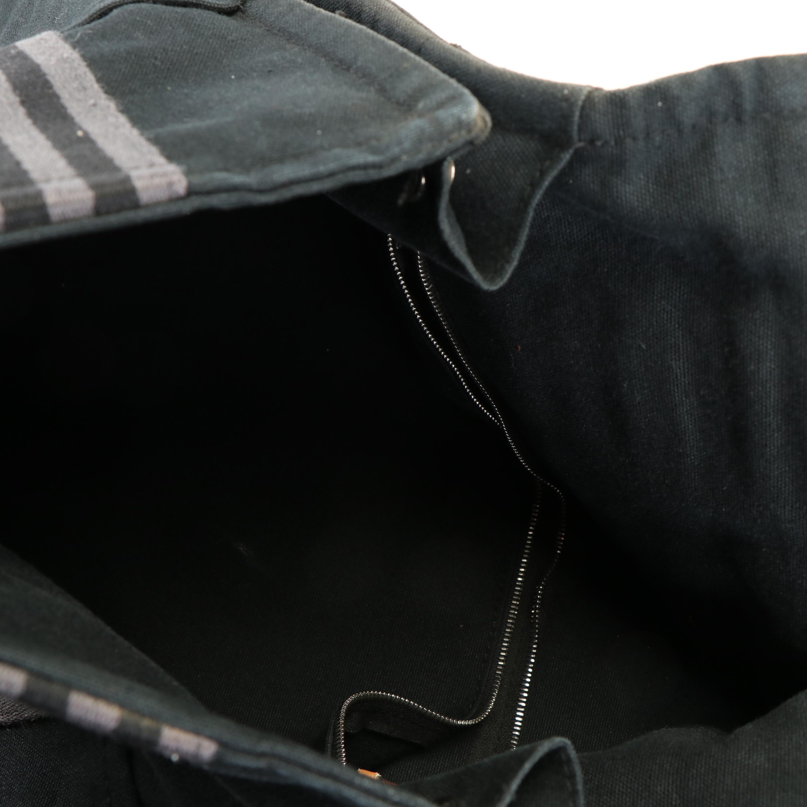 Hermès Herline Flap-Front Messenger Bag in Canvas