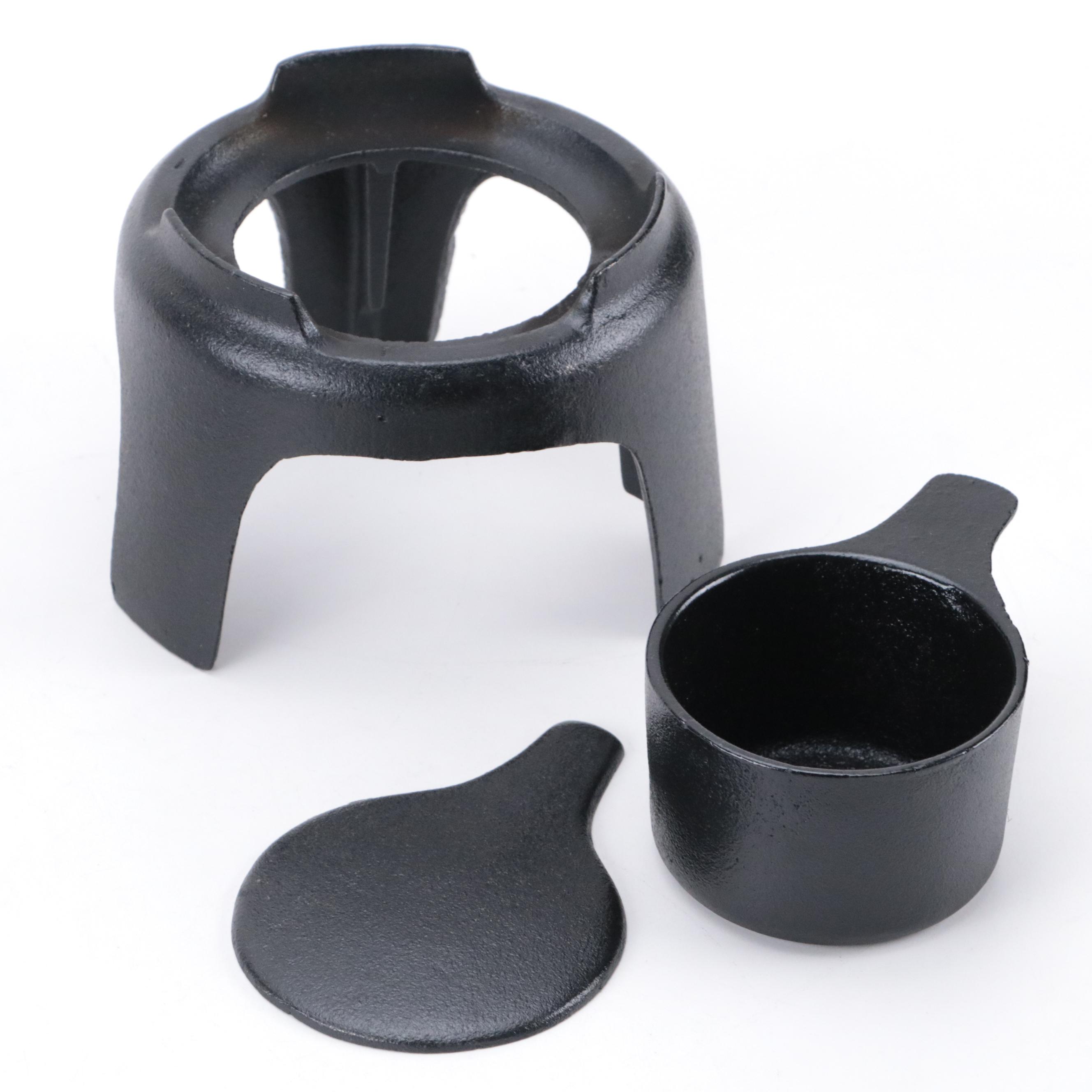 Dansk Cast Iron Fondue Set EBTH