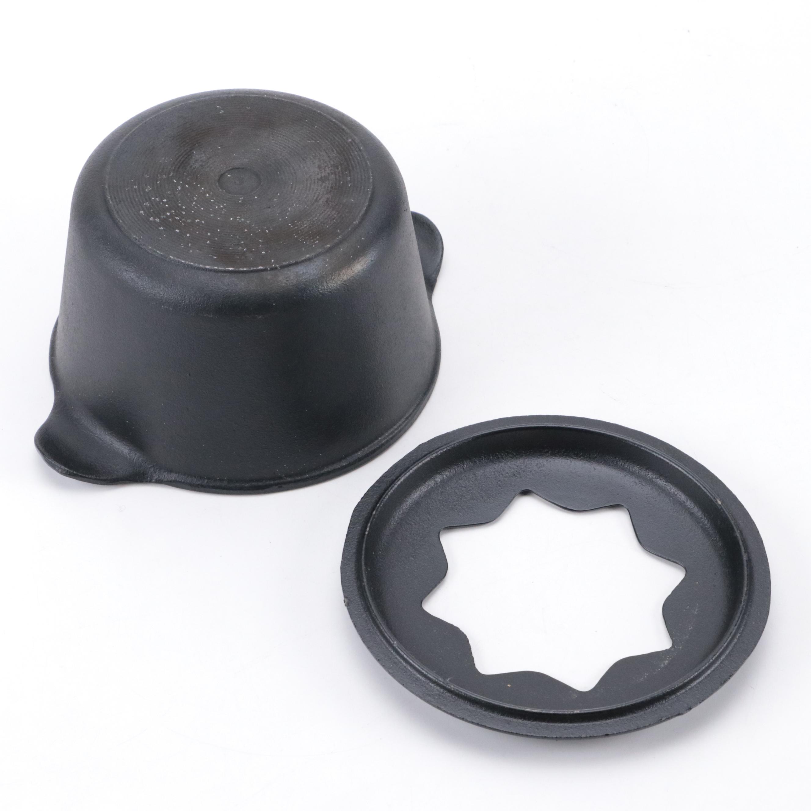 Dansk Cast Iron Fondue Set