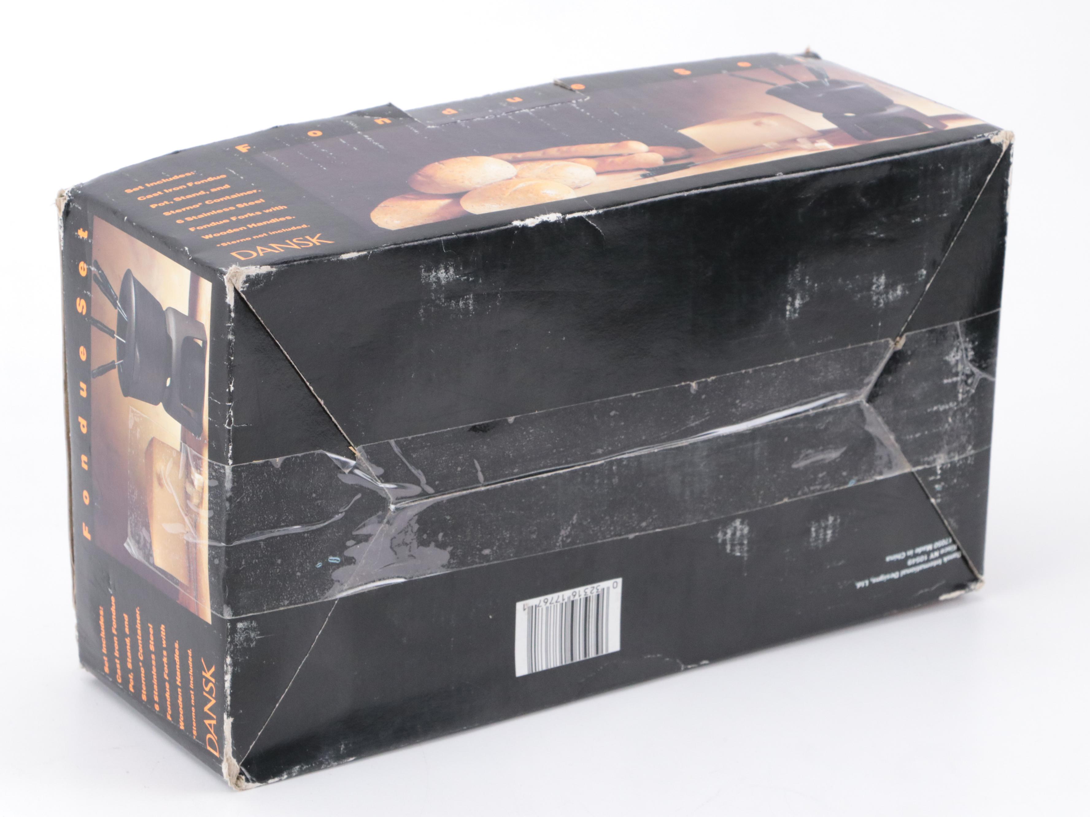 Dansk Cast Iron Fondue Set