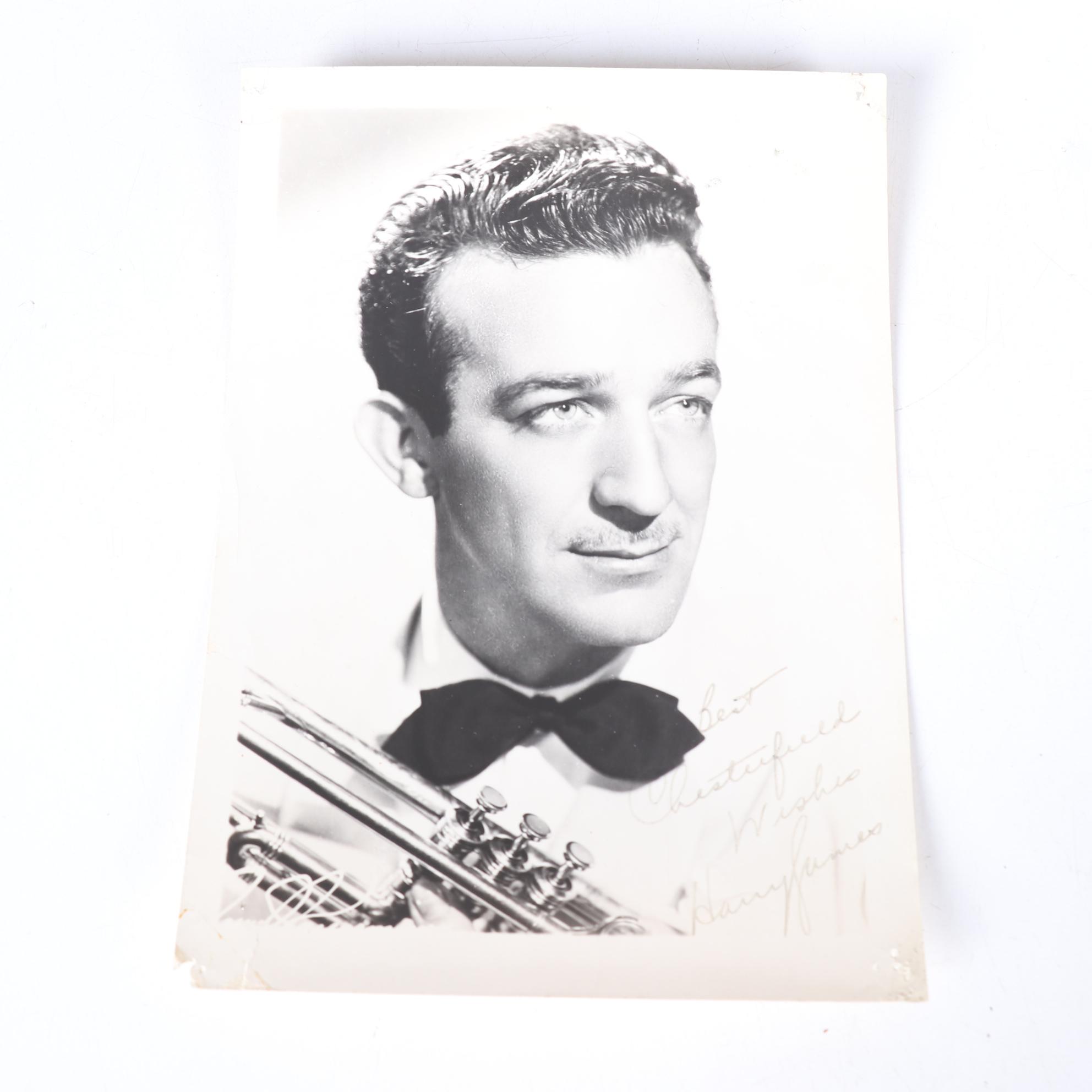 Harry James Orchestra Correspondence and Photos Postmarked Beverly Hills, 1946