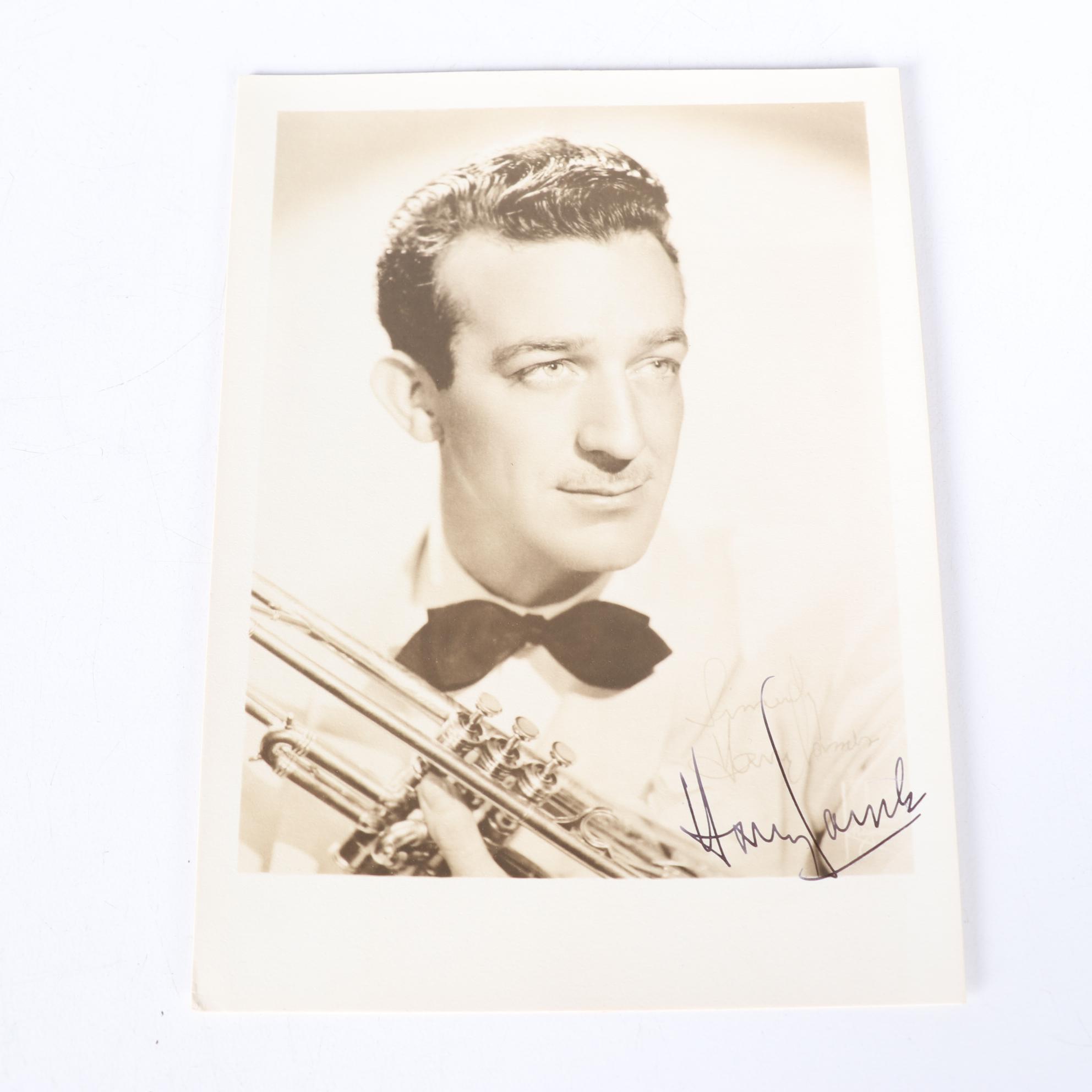 Harry James Orchestra Correspondence and Photos Postmarked Beverly Hills, 1946