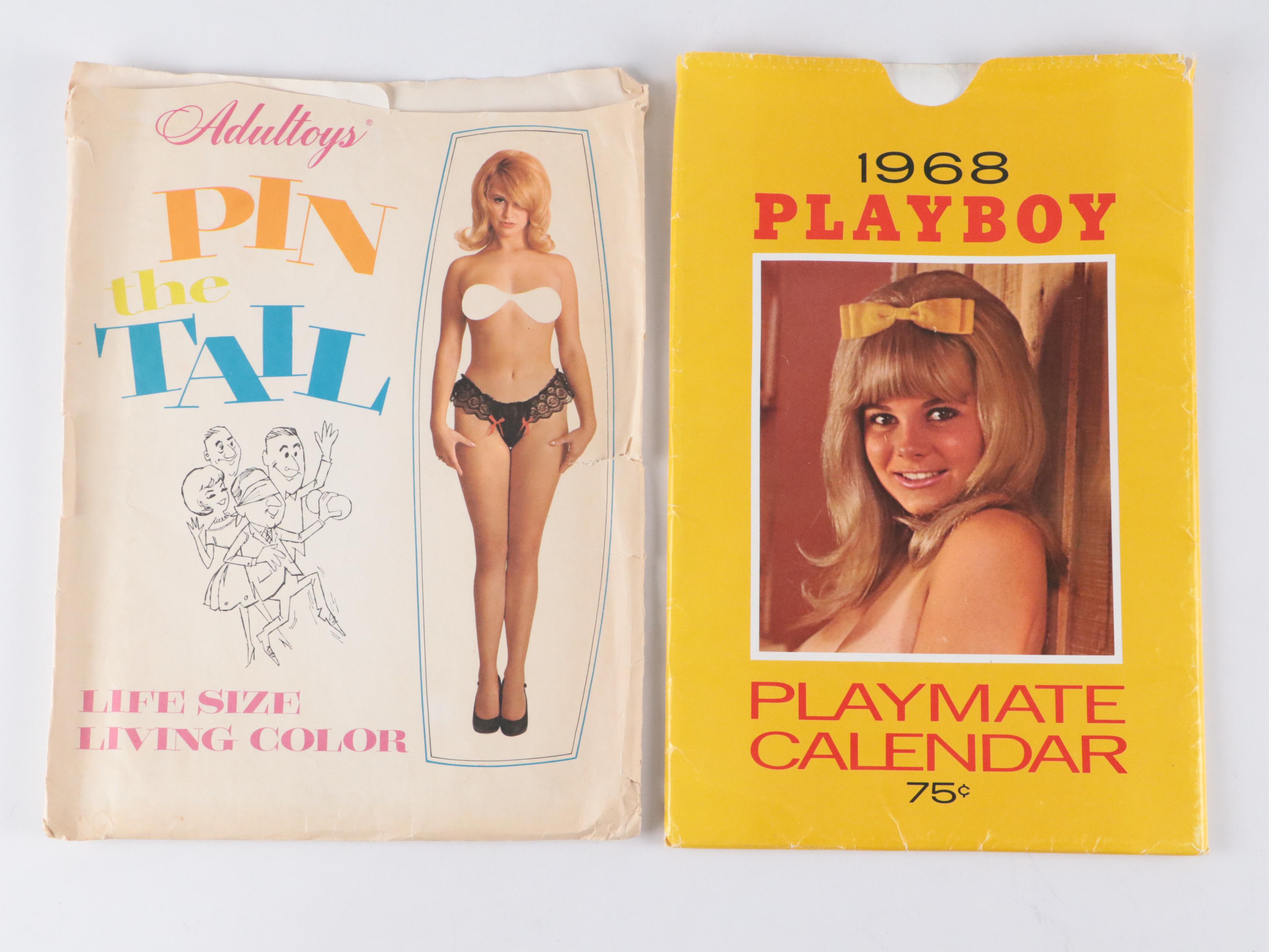 Playboy Calendars, Party Game, Playboy Club Beer Glass and More