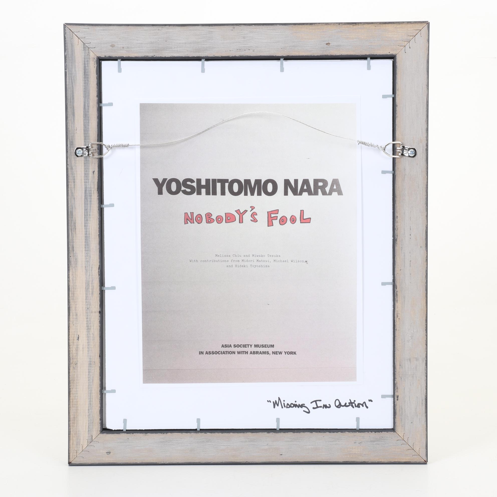 Yoshitomo Nara Offset Lithograph "Missing In Action" From "Nobody's Fool," 2010
