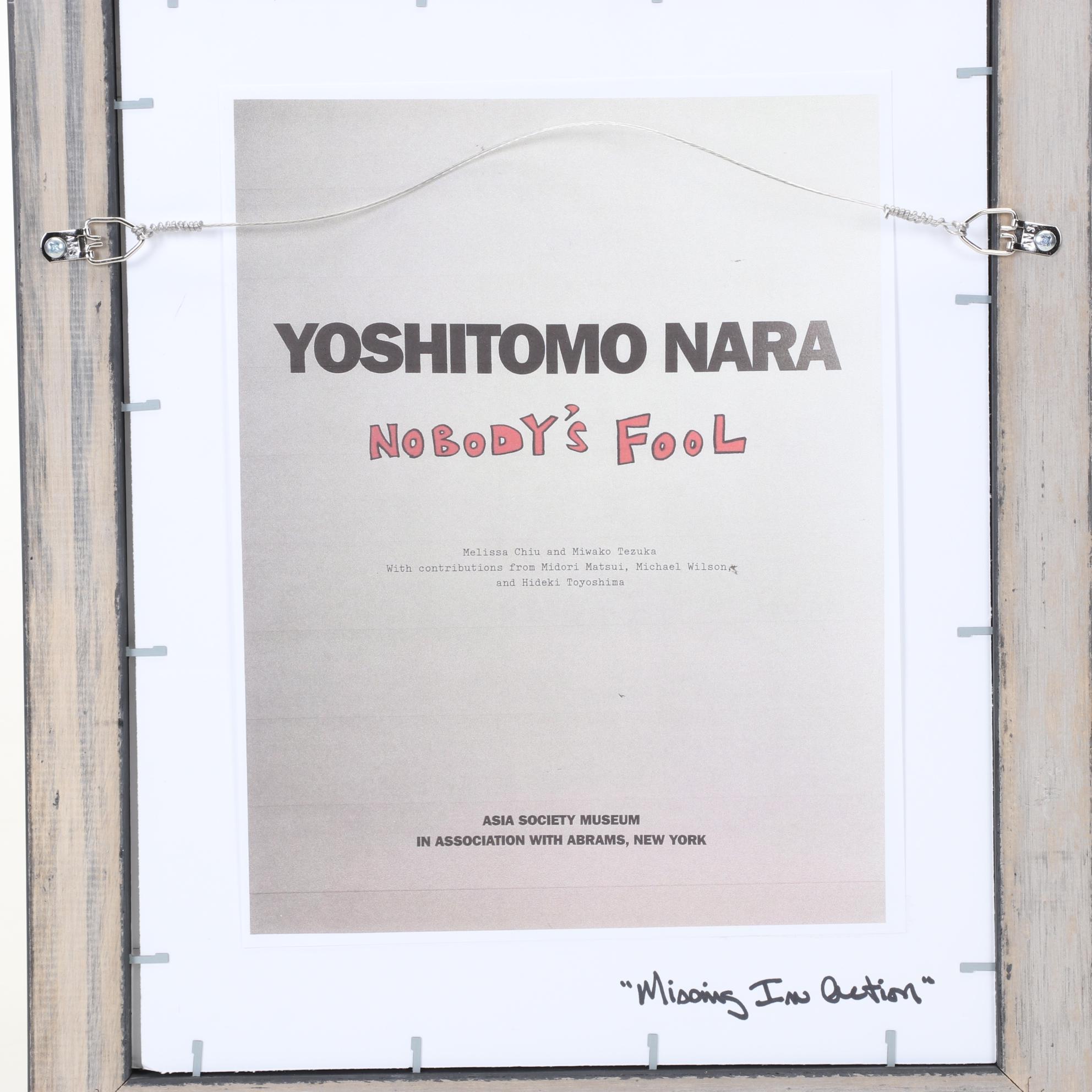 Yoshitomo Nara Offset Lithograph "Missing In Action" From "Nobody's Fool," 2010