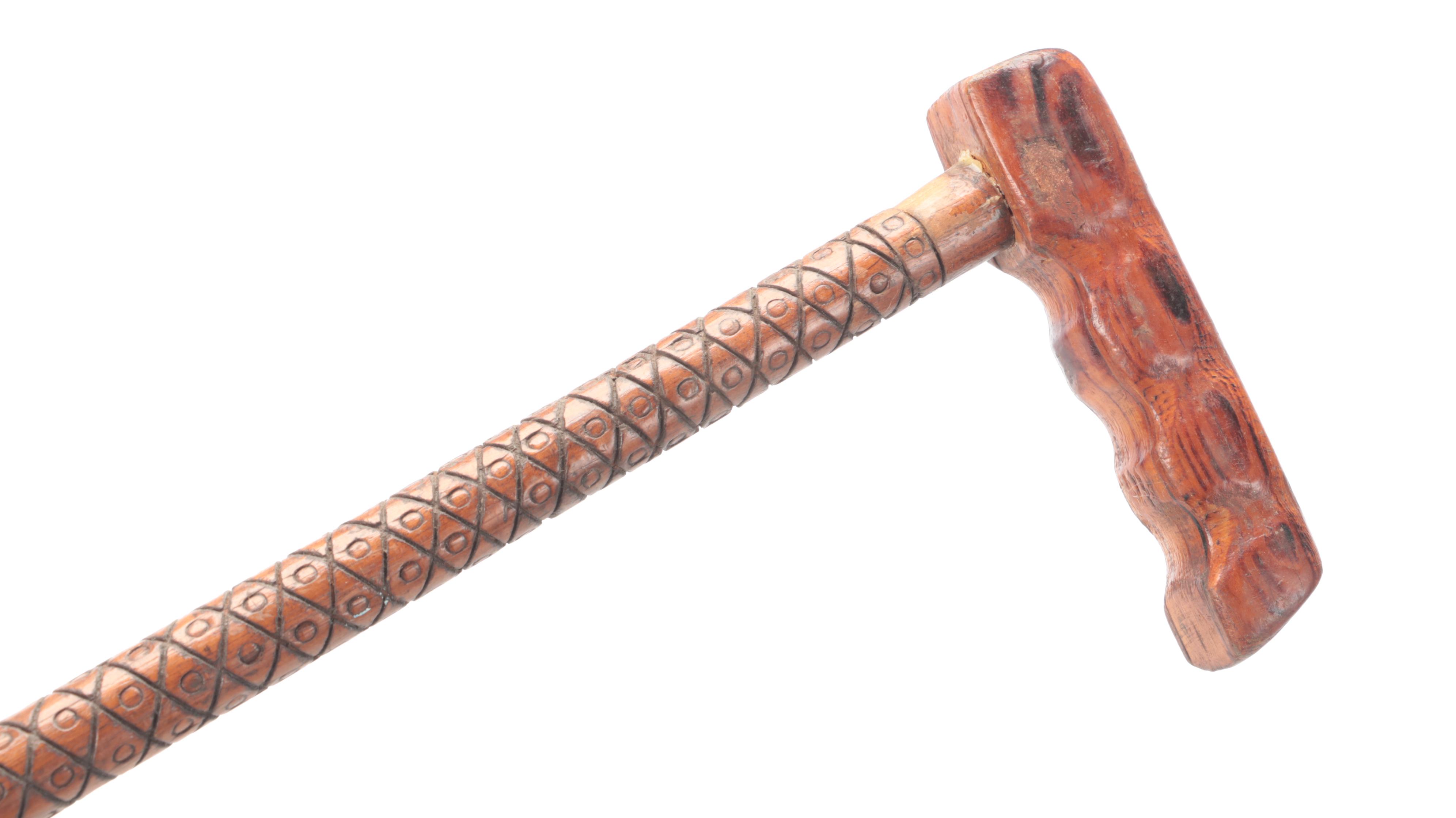 Hand-Carved Wooden Canes and Walking Stick