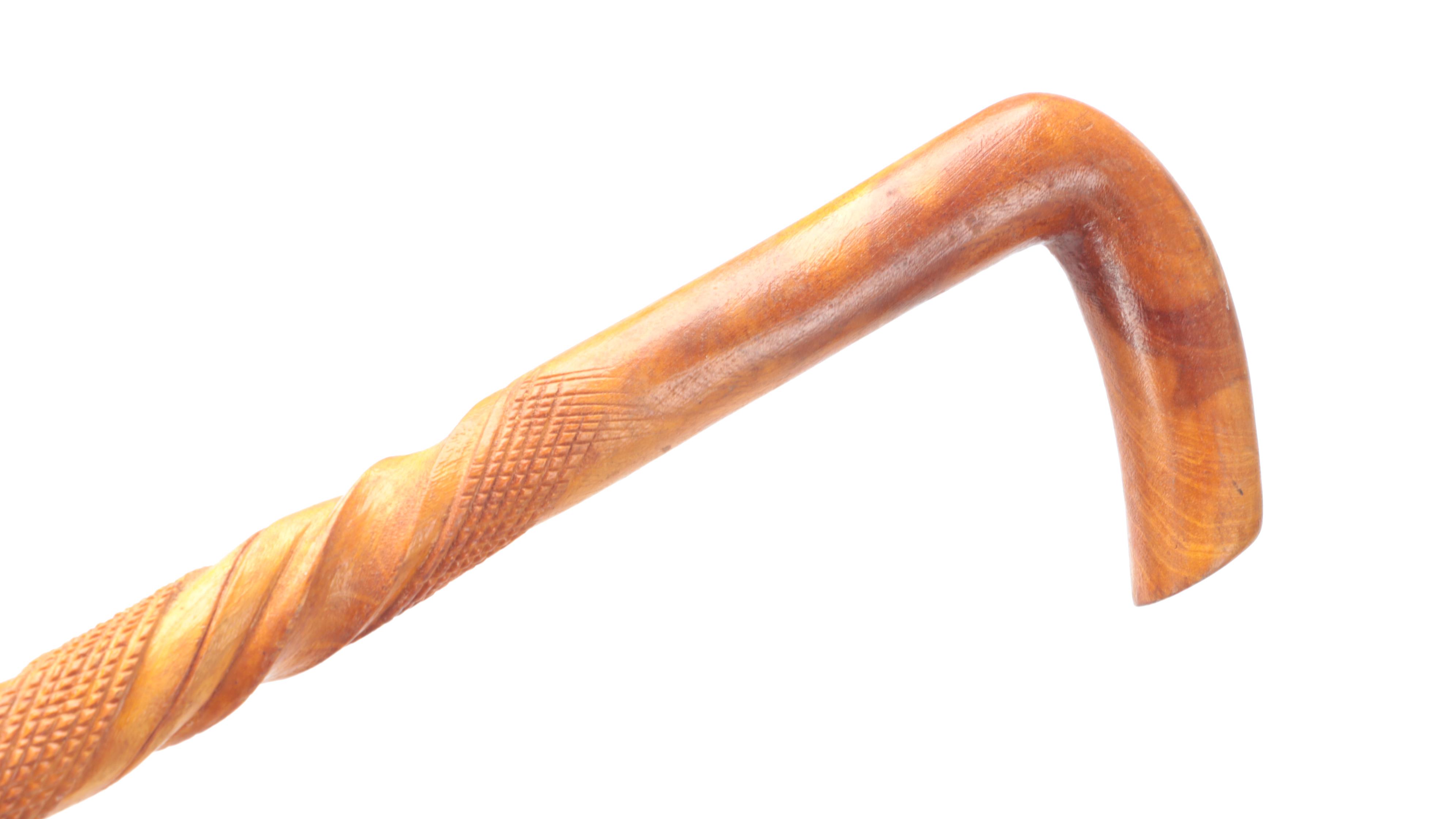 Hand-Carved Wooden Canes and Walking Stick