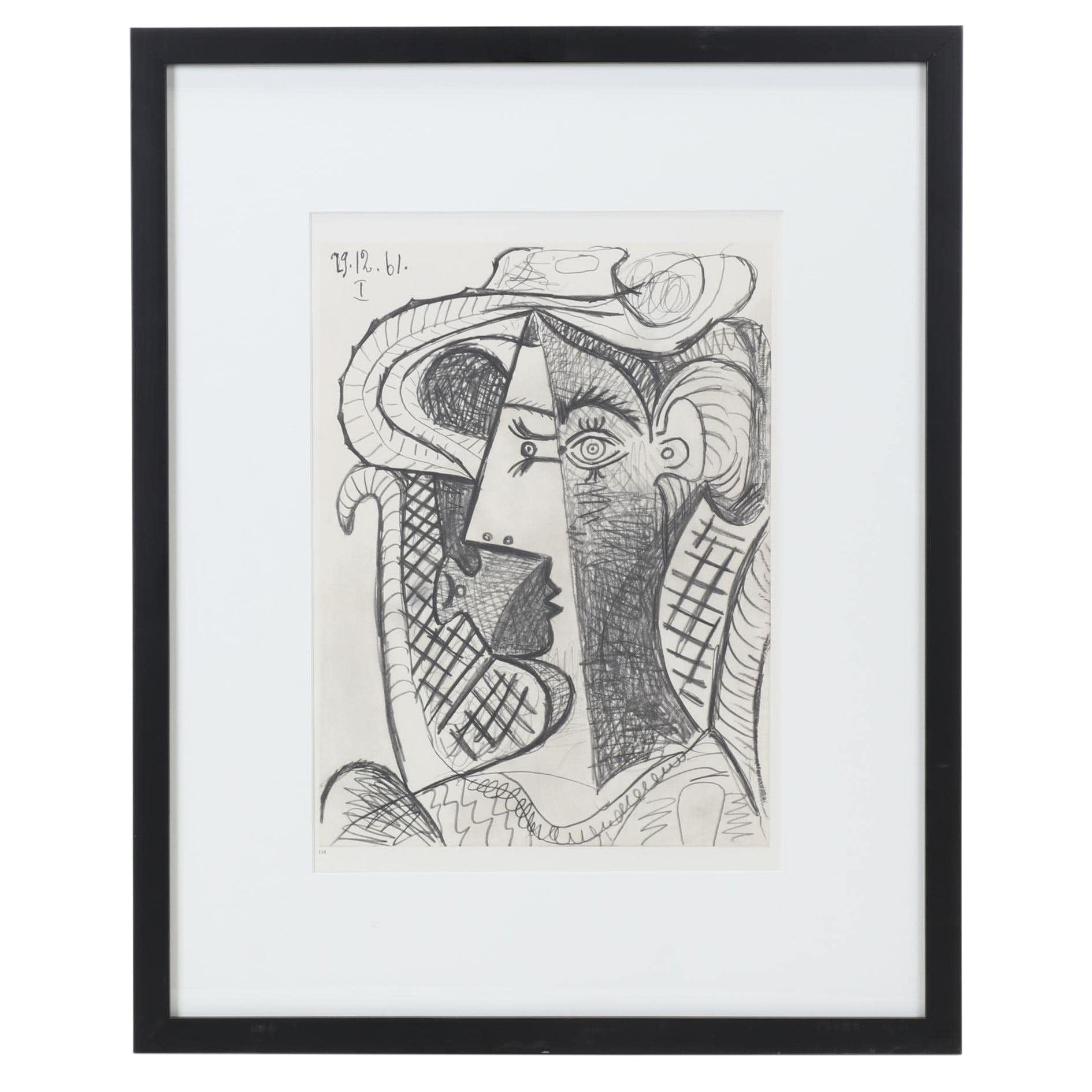 Halftone After Pablo Picasso From "Les Déjeuners," 1963