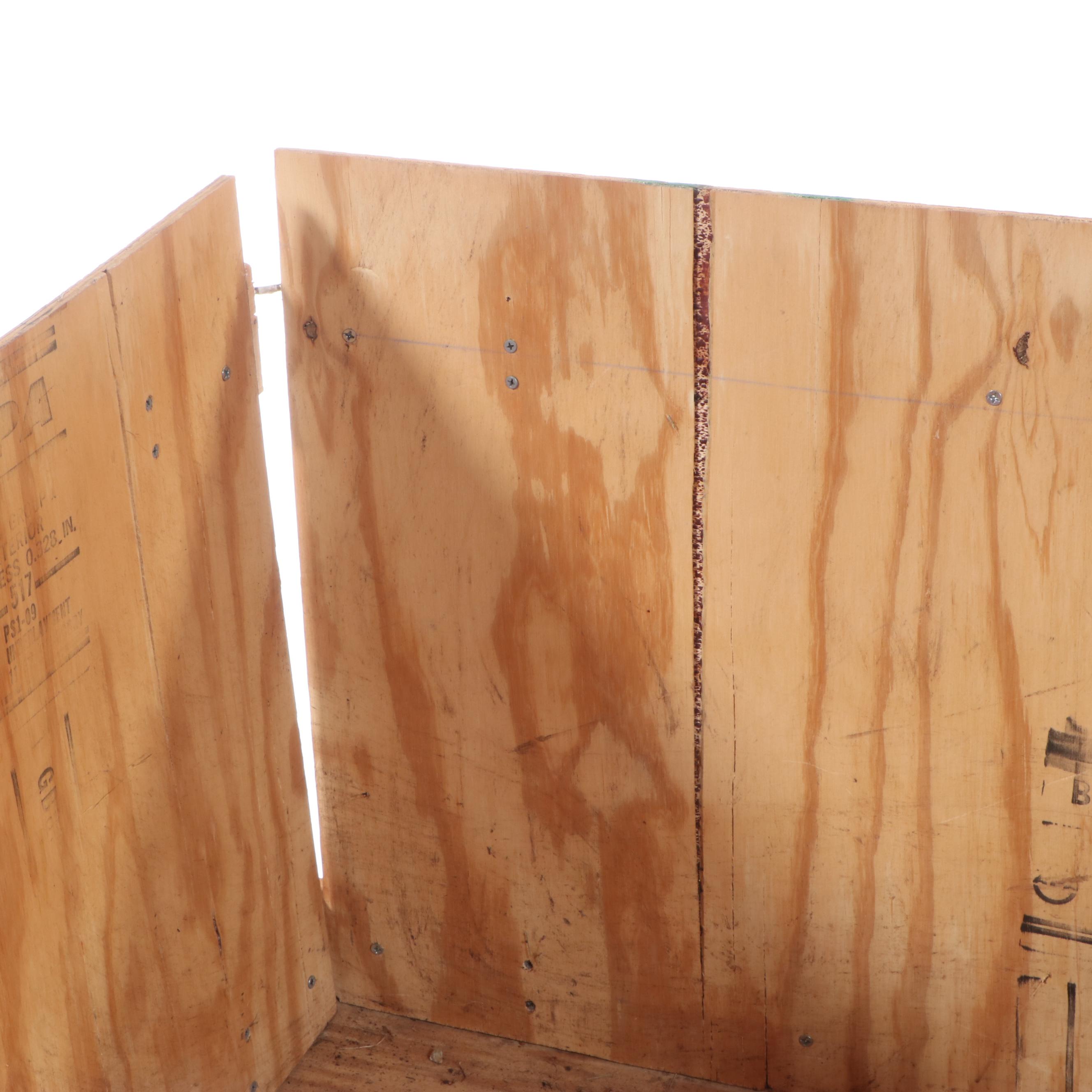 Steel and Plywood Sidewall Single-Axle Utility Trailer