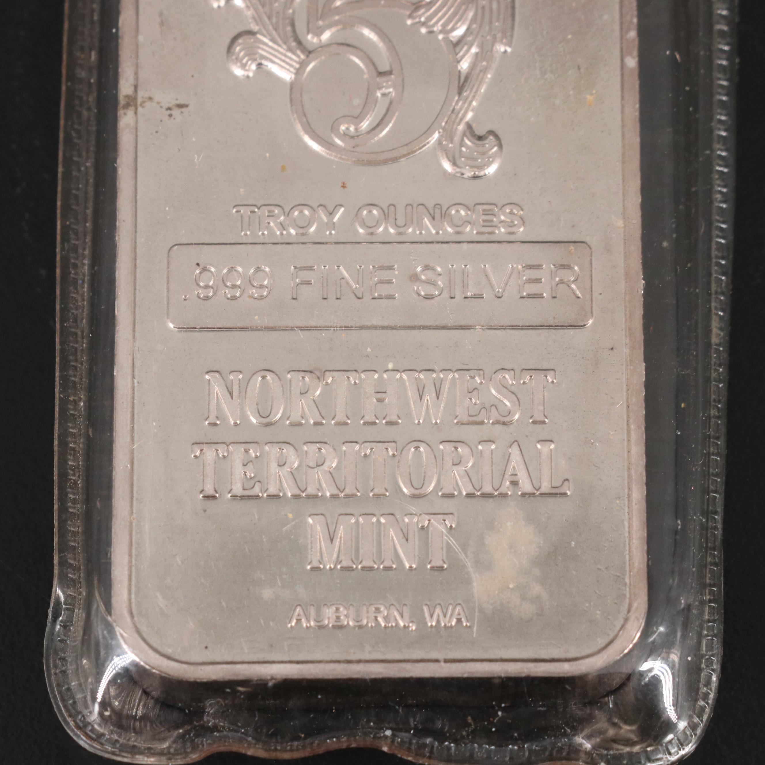 Northwest Territorial Mint Five Troy Ounce .999 Silver Bar