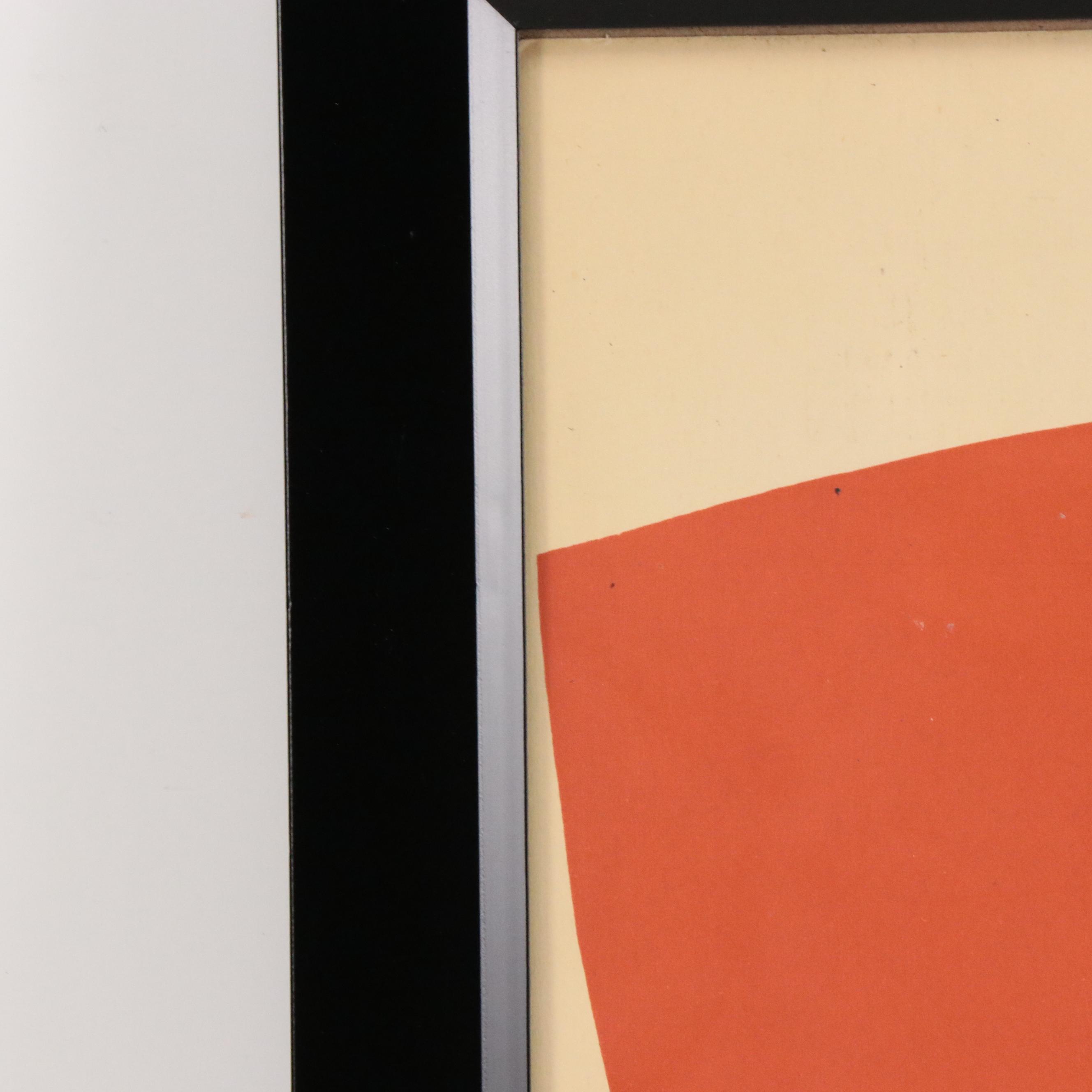 Ellsworth Kelly Lithograph for "Derrière le Miroir," 1958