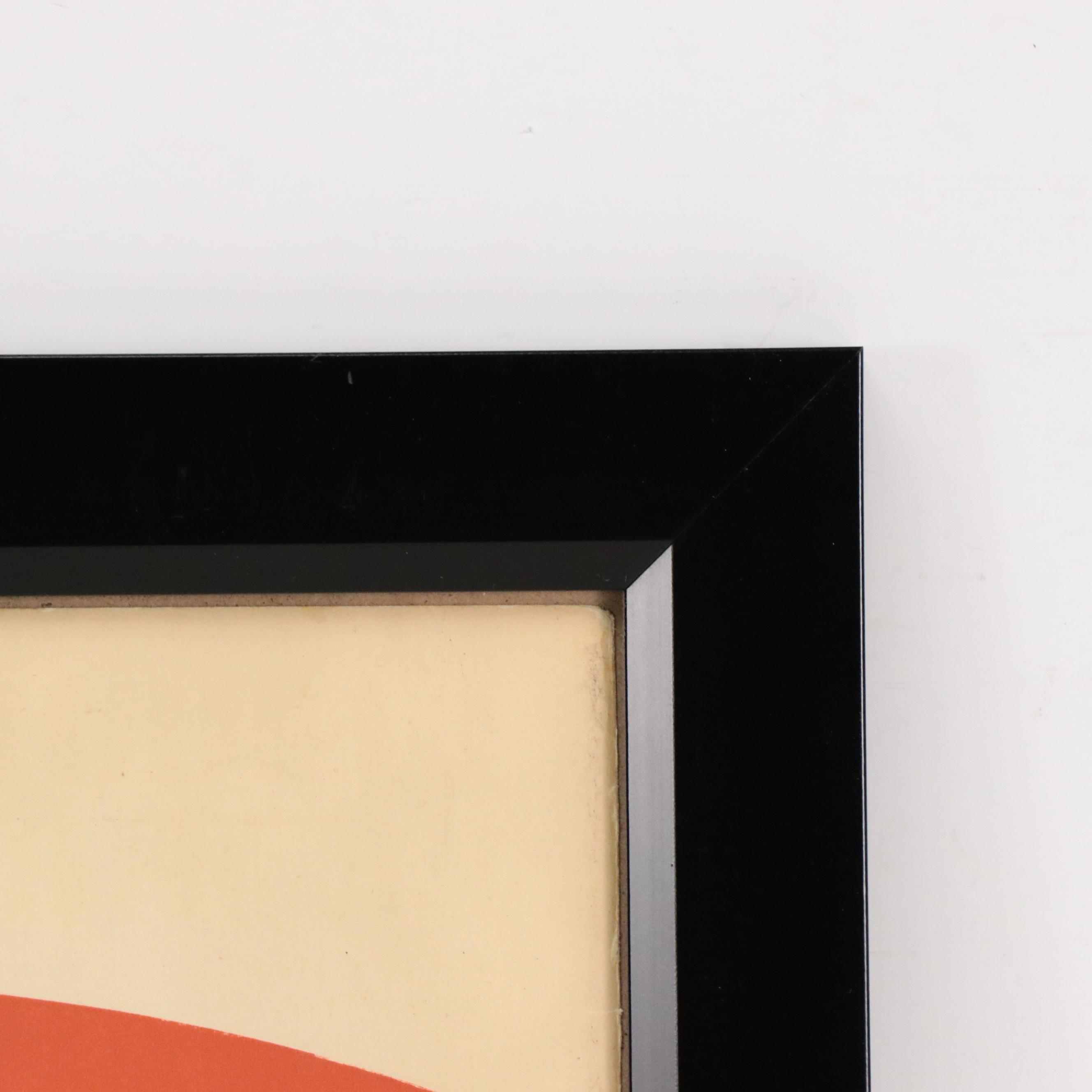 Ellsworth Kelly Lithograph for "Derrière le Miroir," 1958