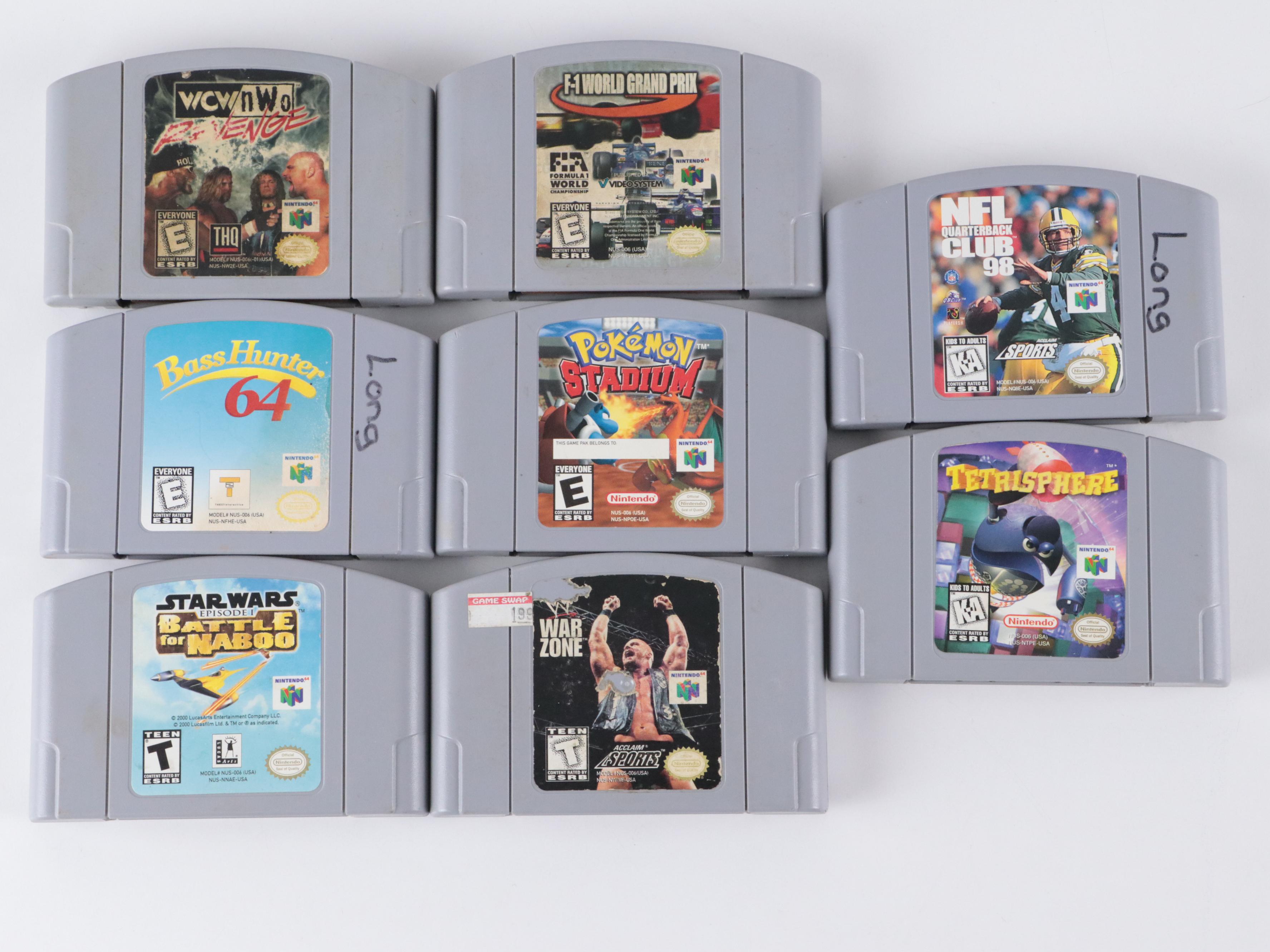 Pokémon Stadium, Dr. Mario with More NES, SNES, and Nintendo 64 Video Games