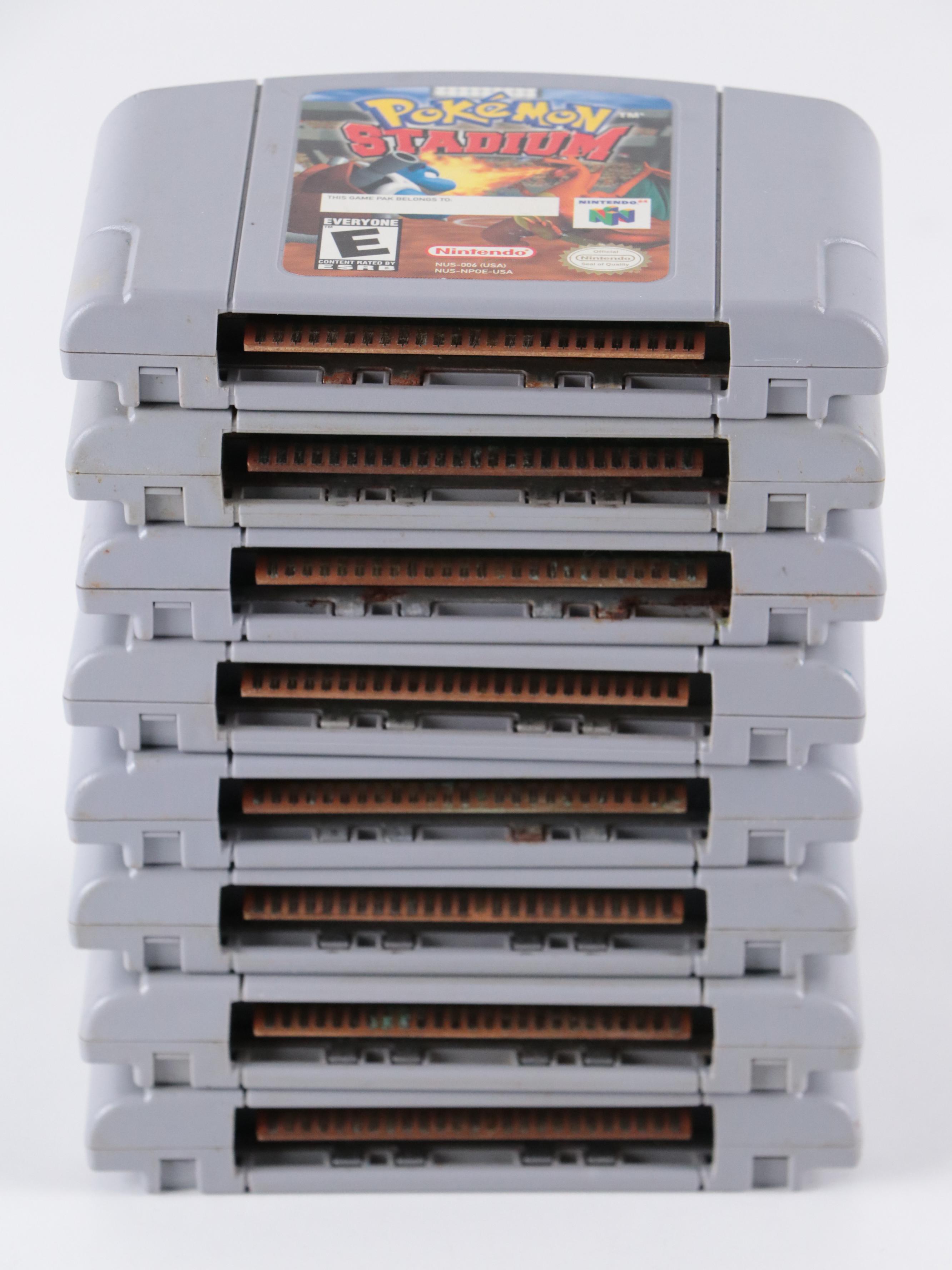 Pokémon Stadium, Dr. Mario with More NES, SNES, and Nintendo 64 Video Games