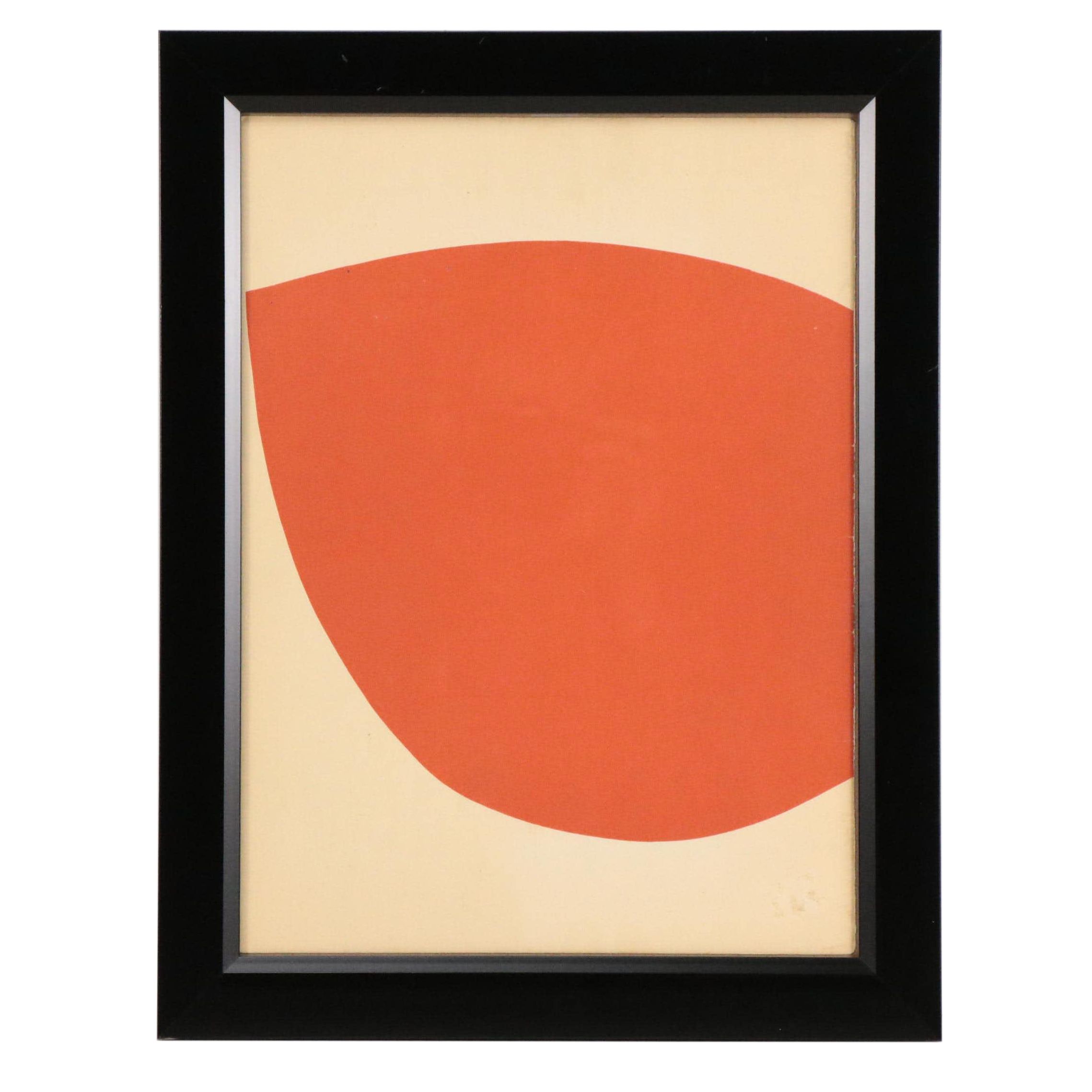 Ellsworth Kelly Lithograph for "Derrière le Miroir," 1958