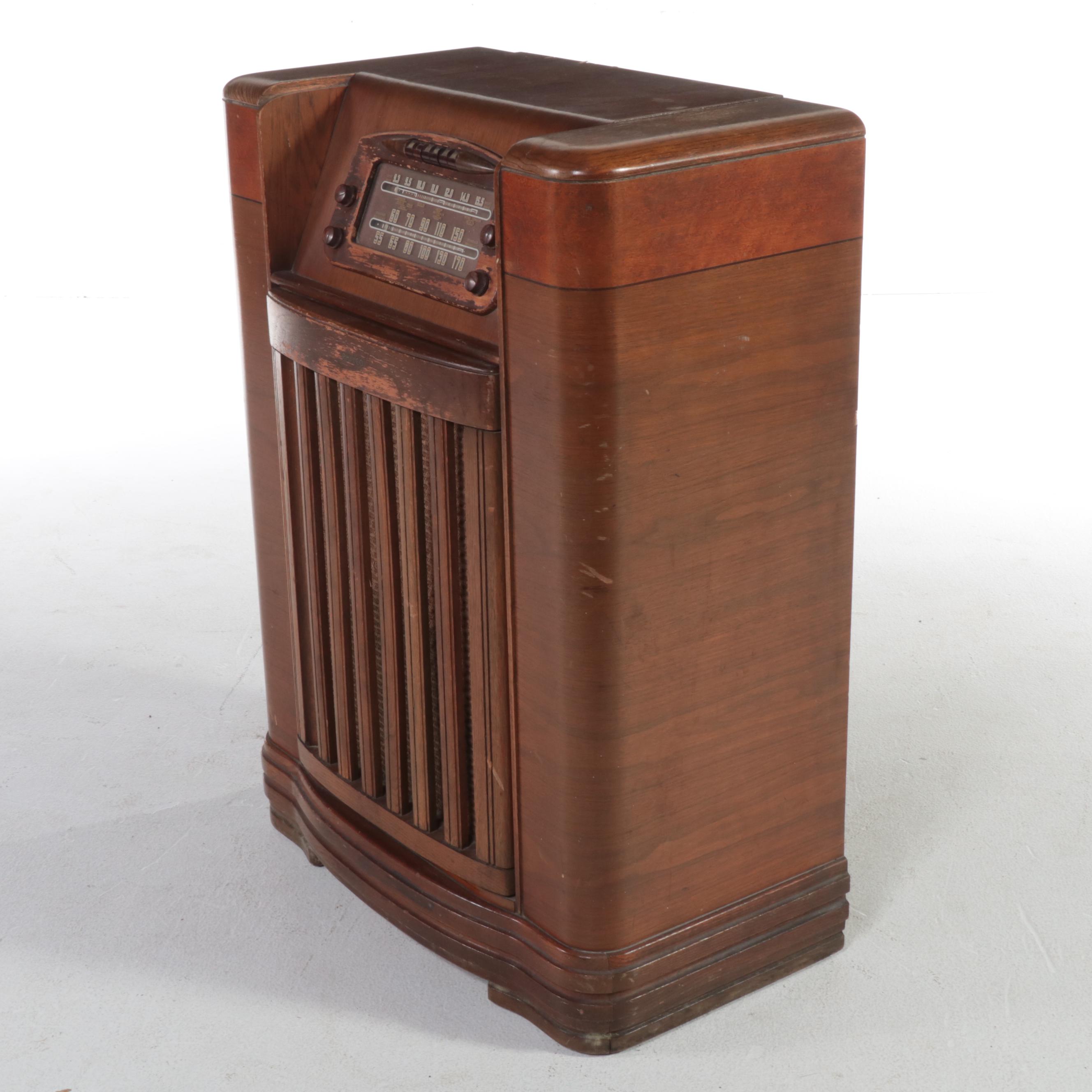 Philco Art Deco Console Radio, Early to Mid20th Century EBTH