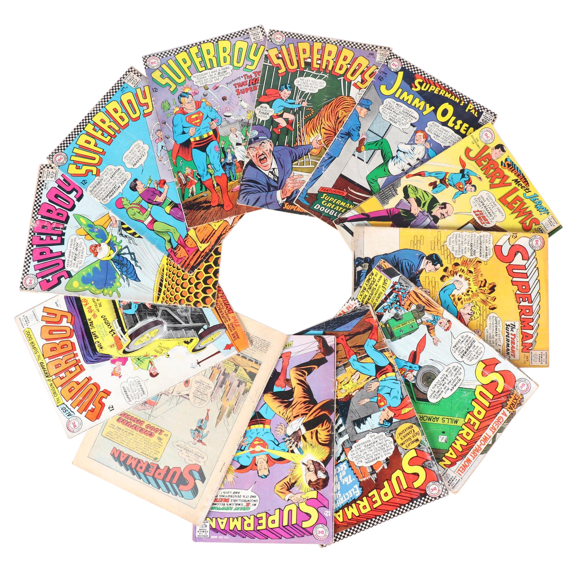 Silver Age DC Comics Featuring Superman, Superboy and More Comics