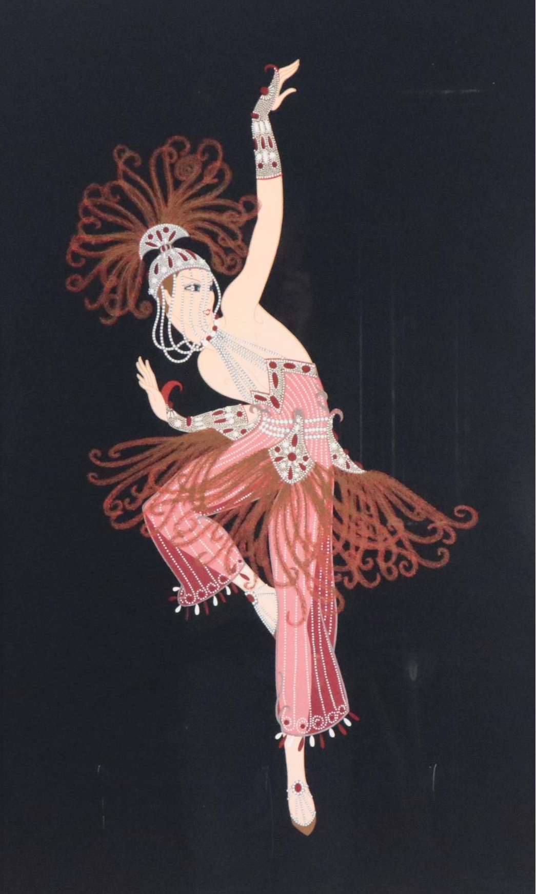 Offset Lithograph After Erté "Firebird," 1995