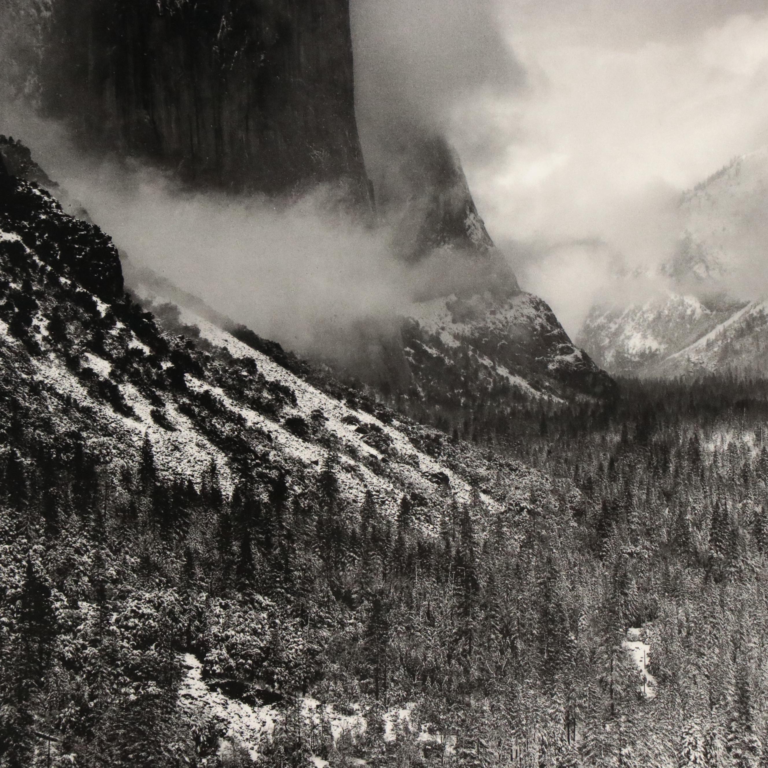 Offset Lithograph After Ansel Adams of Yosemite National Park