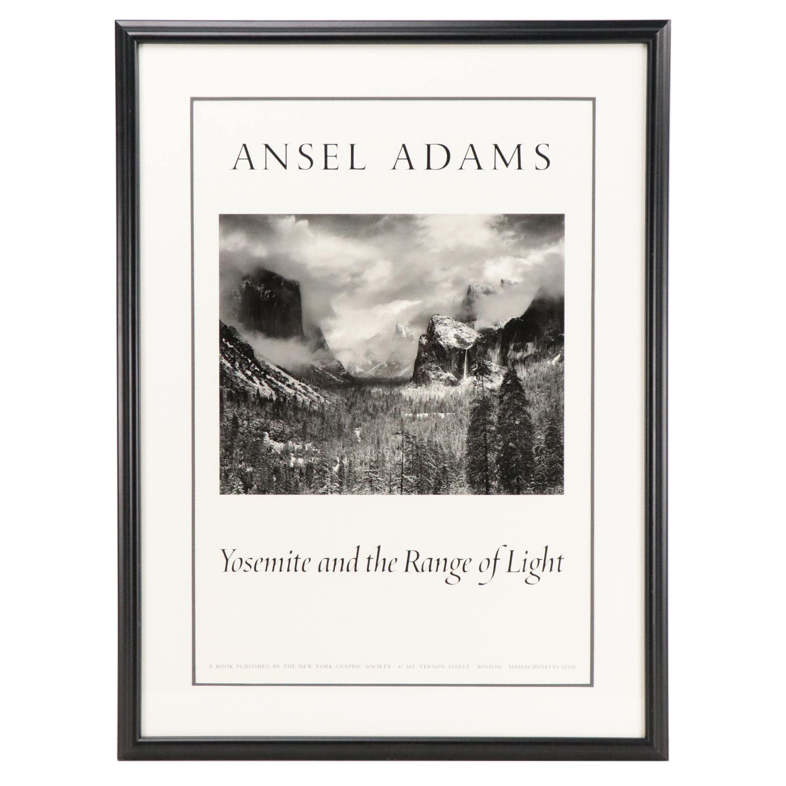 Offset Lithograph After Ansel Adams of Yosemite National Park