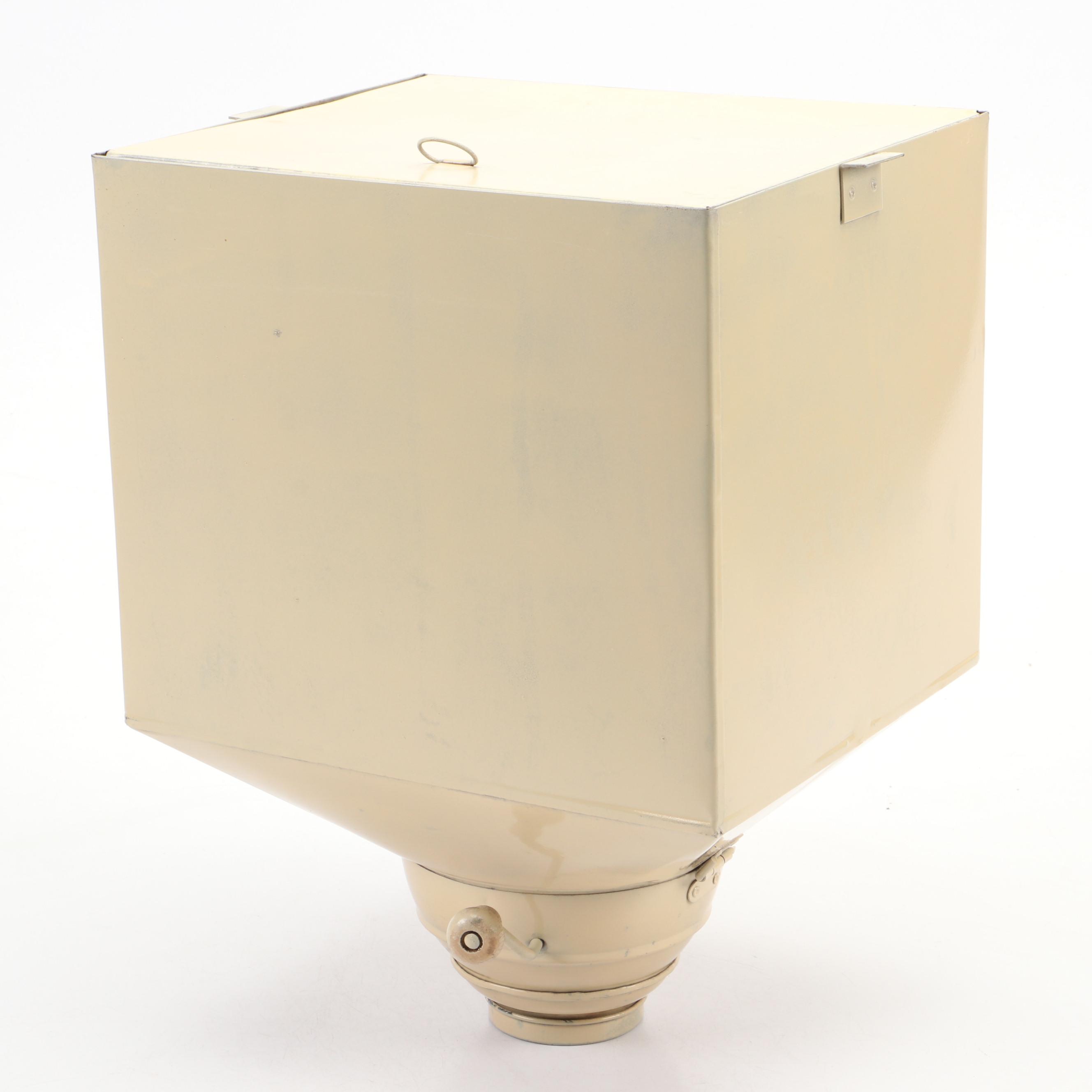 Metal Hoosier Cabinet Flour Bin, Early to Mid-20th Century