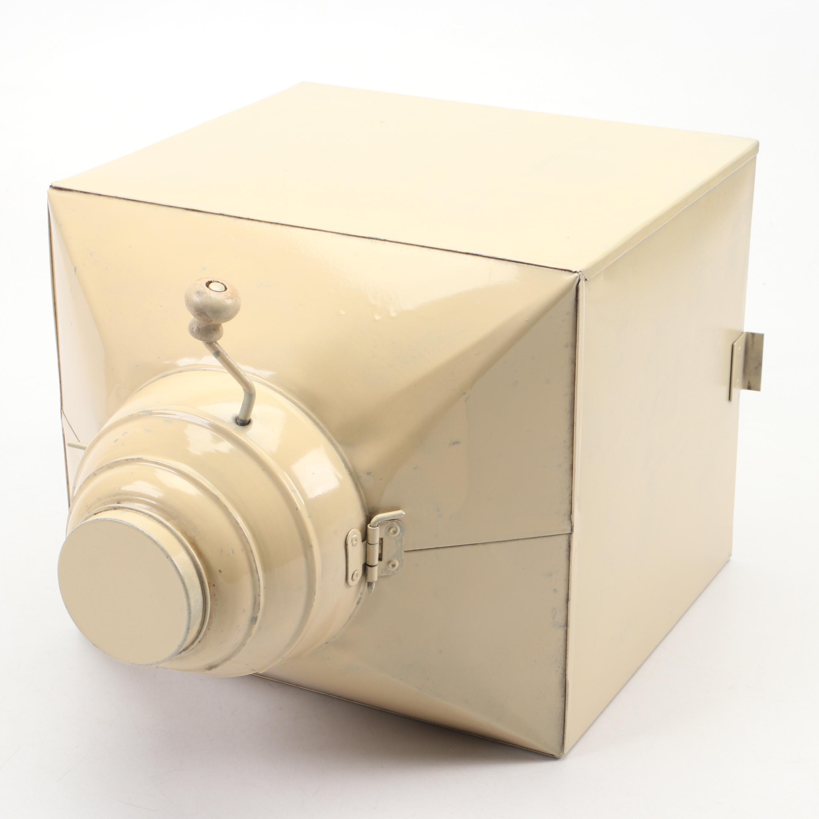 Metal Hoosier Cabinet Flour Bin, Early to Mid-20th Century