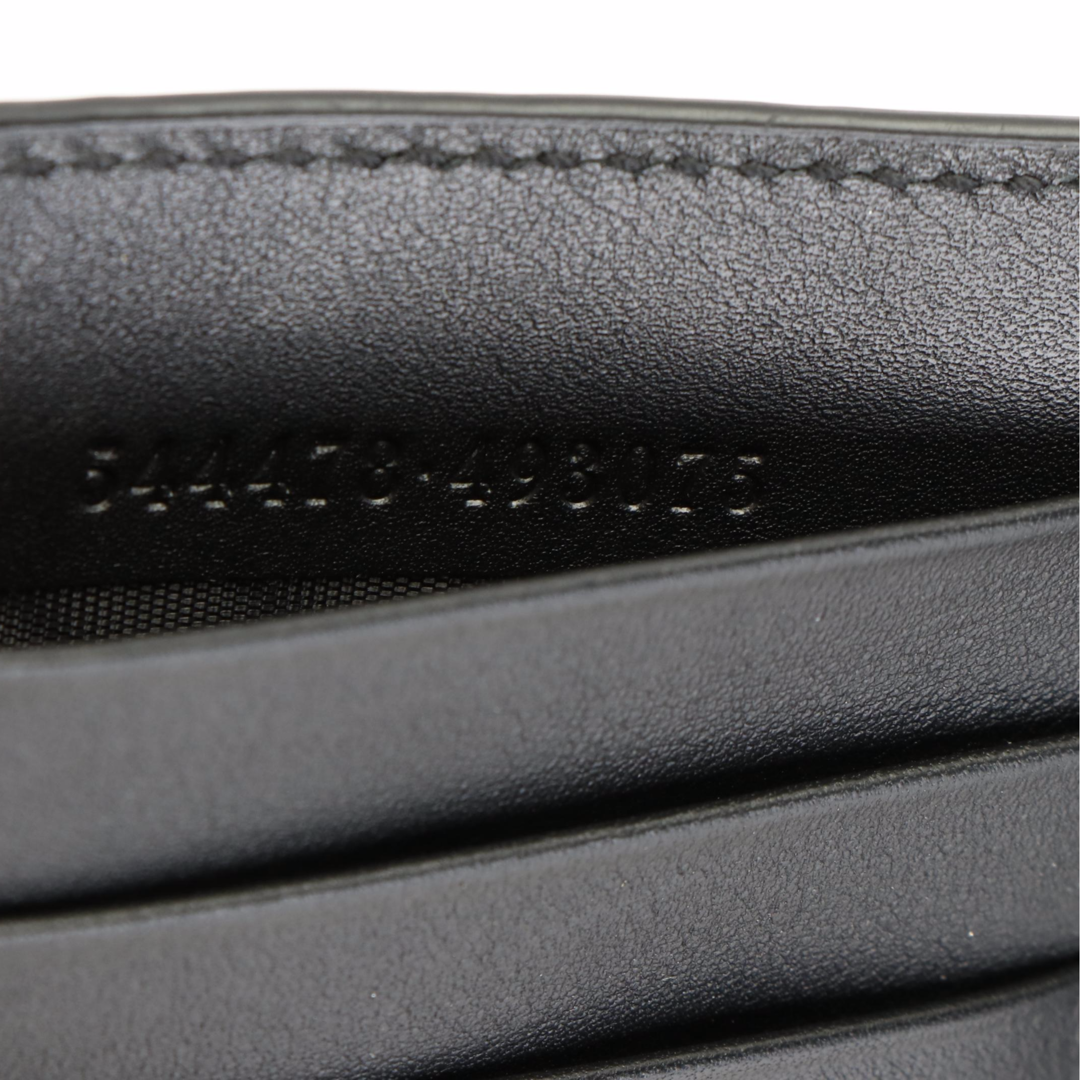 Gucci Money Clip Wallet in Black Microguccissima Leather