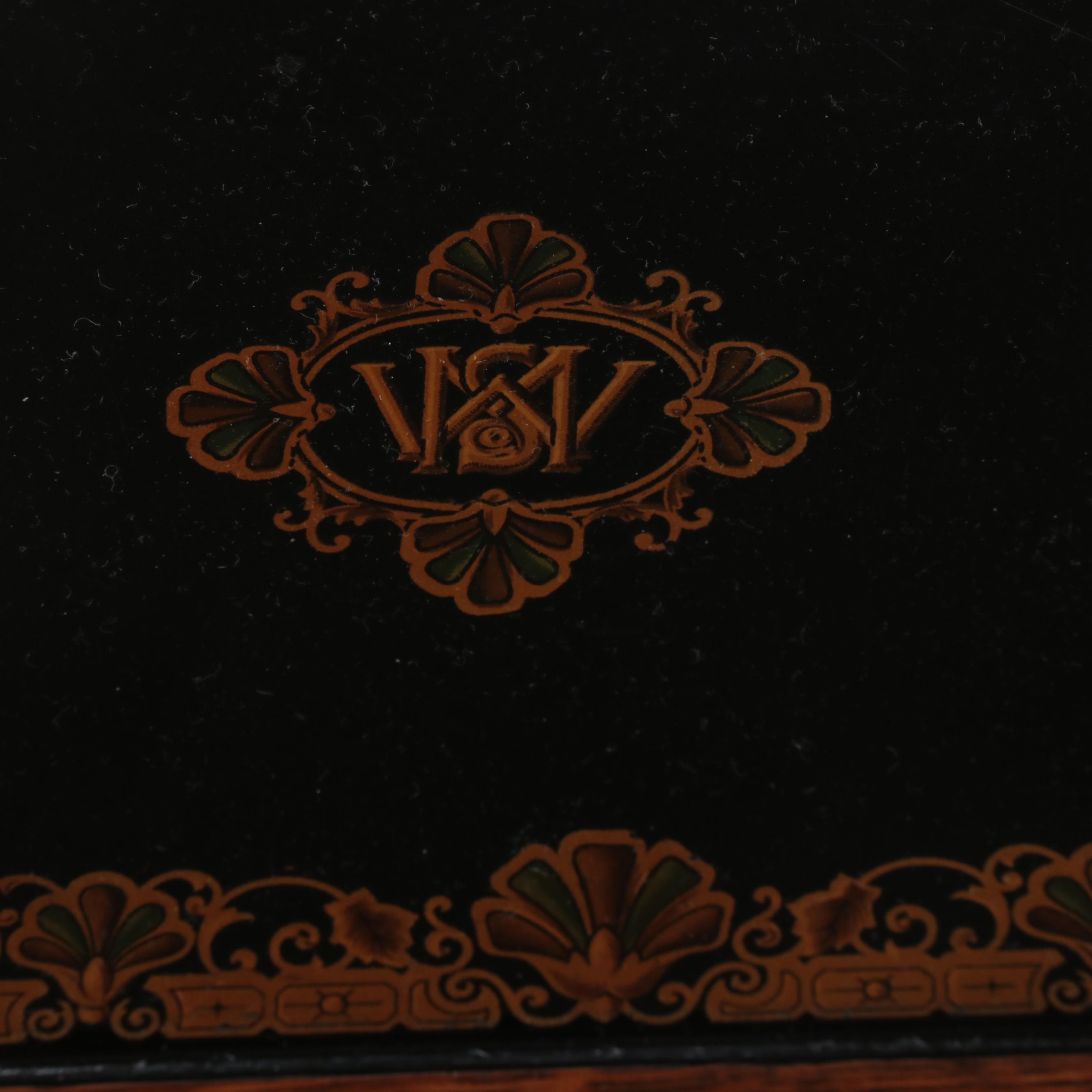 Late Victorian White Rotary Treadle Sewing Machine with Oak and Iron Cabinet