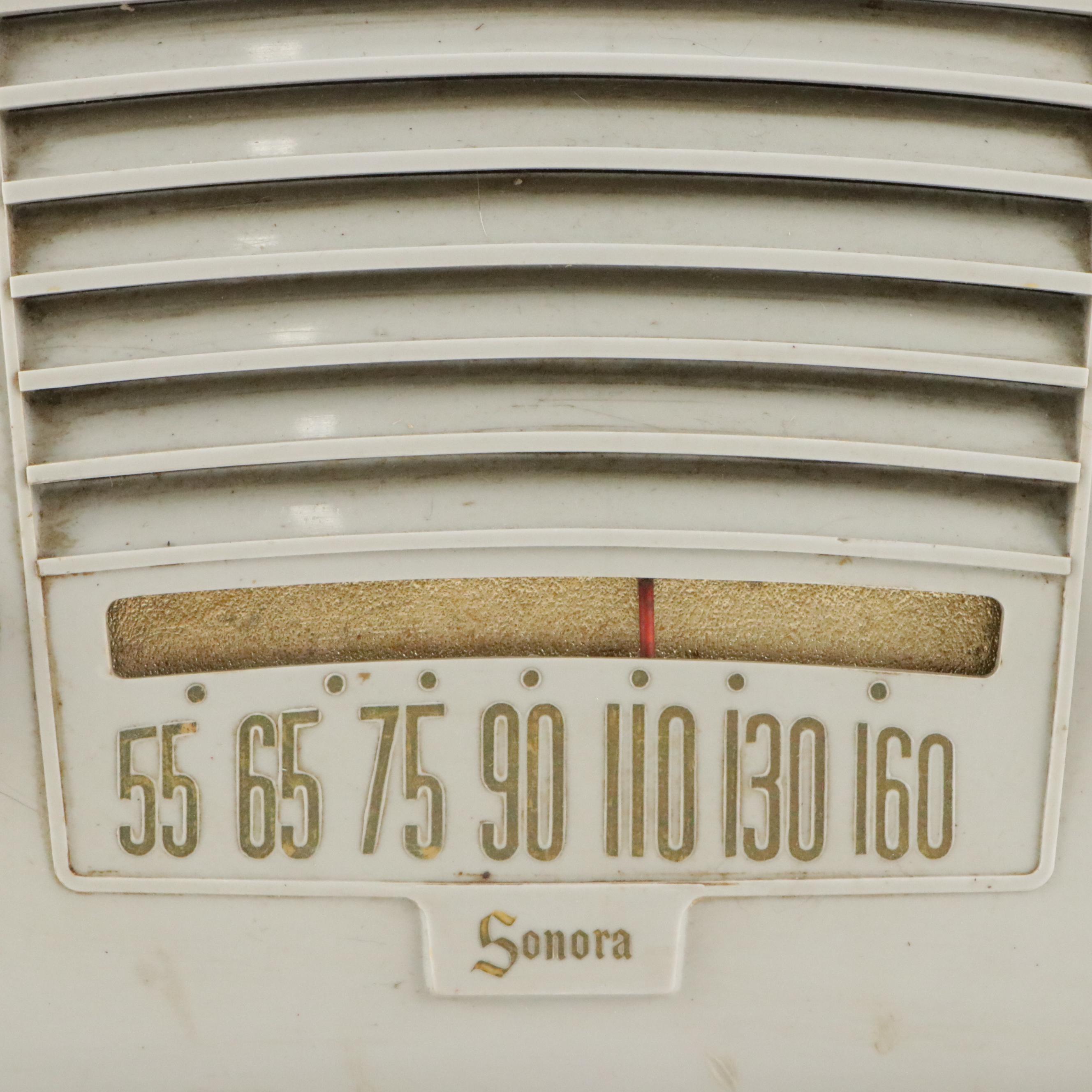 Sonora Tabletop Tube Radio, Early to Mid 20th Century